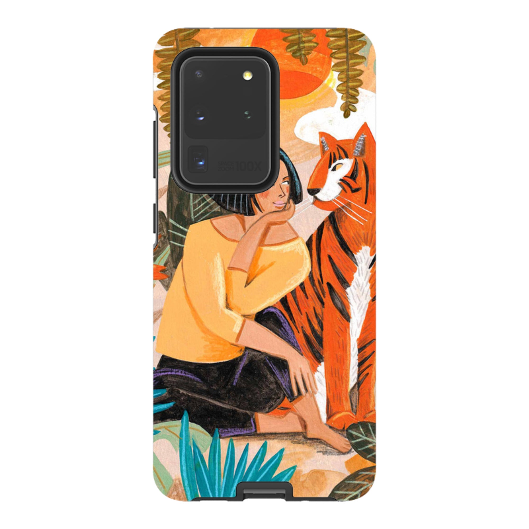 Samsung Tough Case - Hello Tiger By Caroline Bonne Muller
