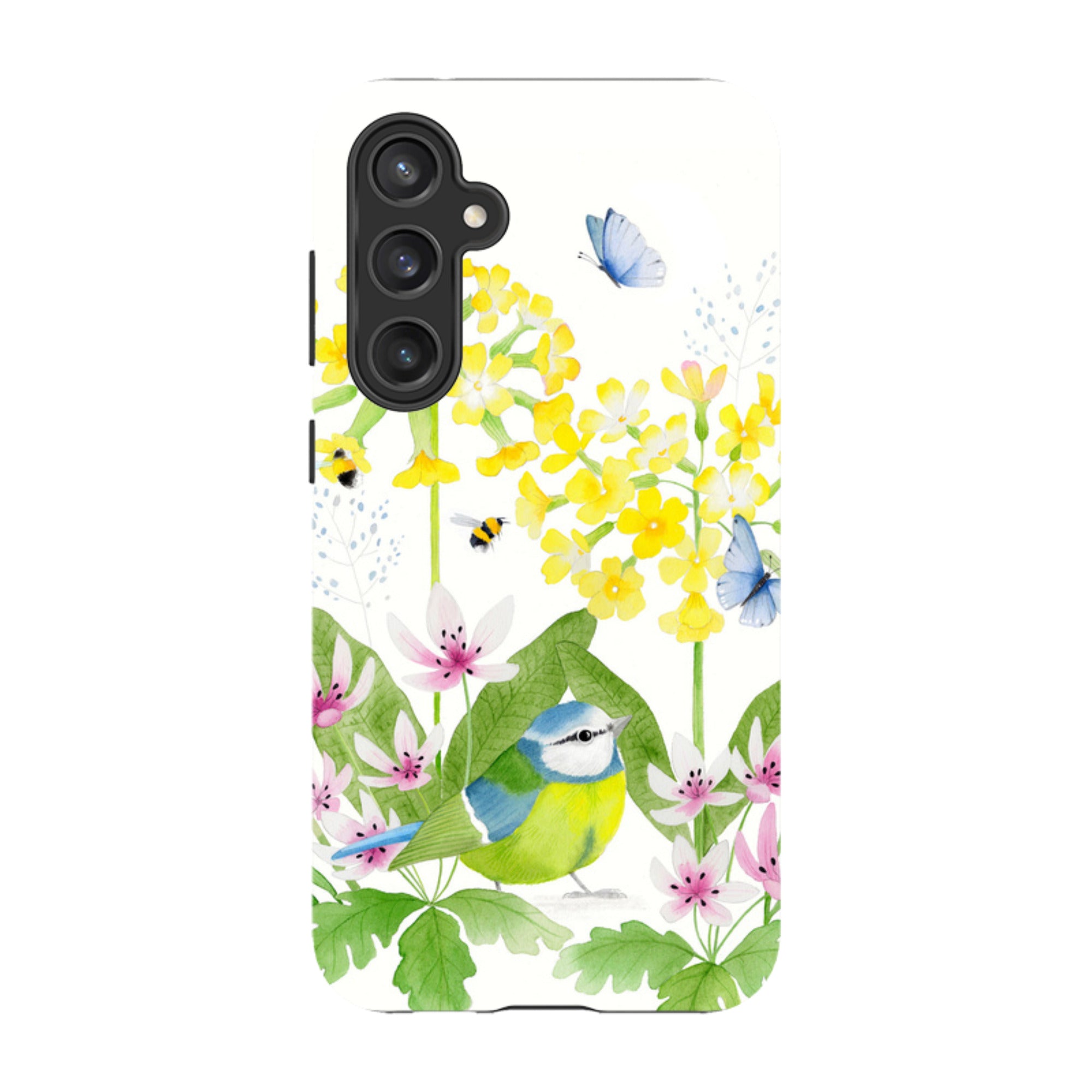 Samsung Tough Case - Blue Tit Garden By Bex Parkin