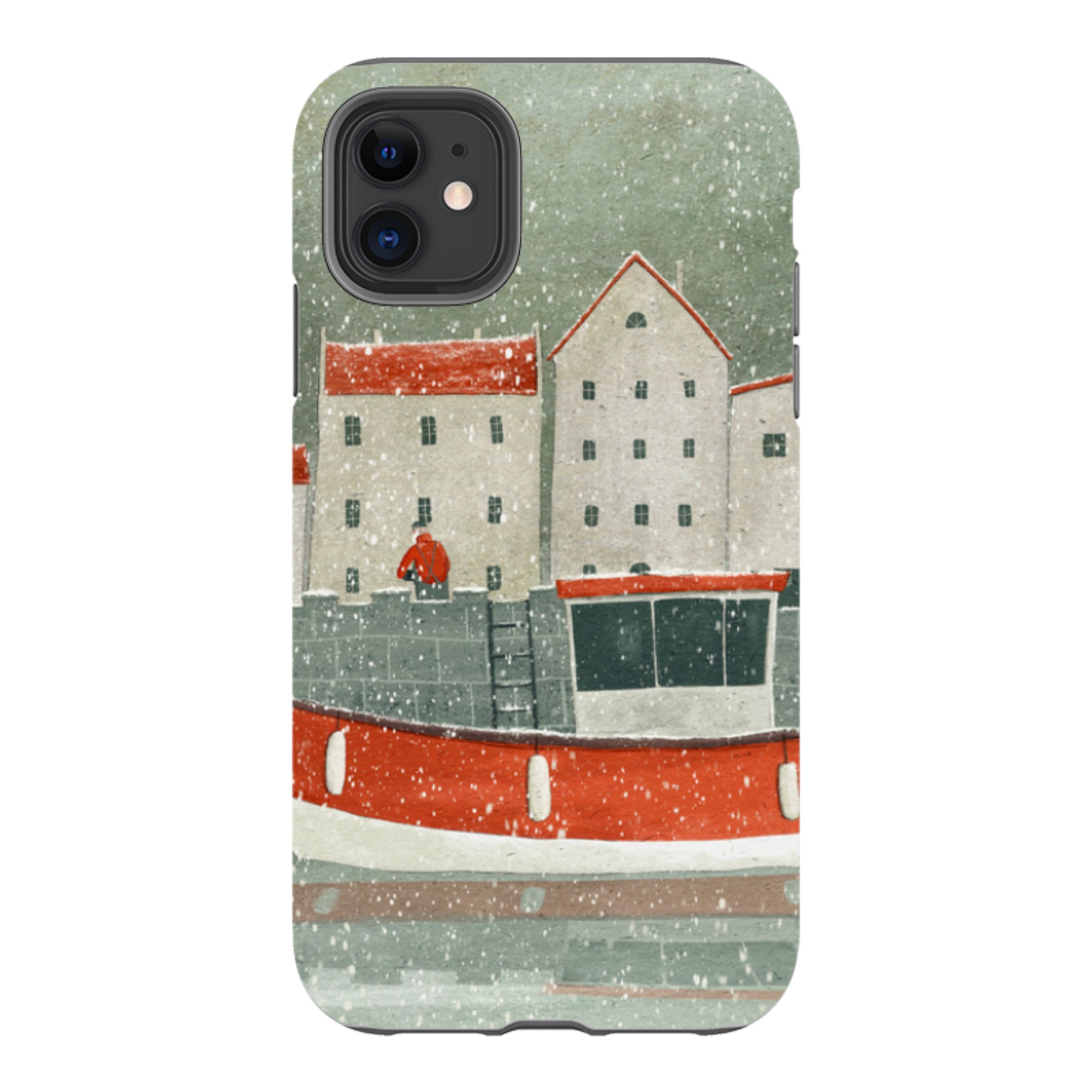 iPhone Tough Case - Christmas Harbour By Maja Lindberg