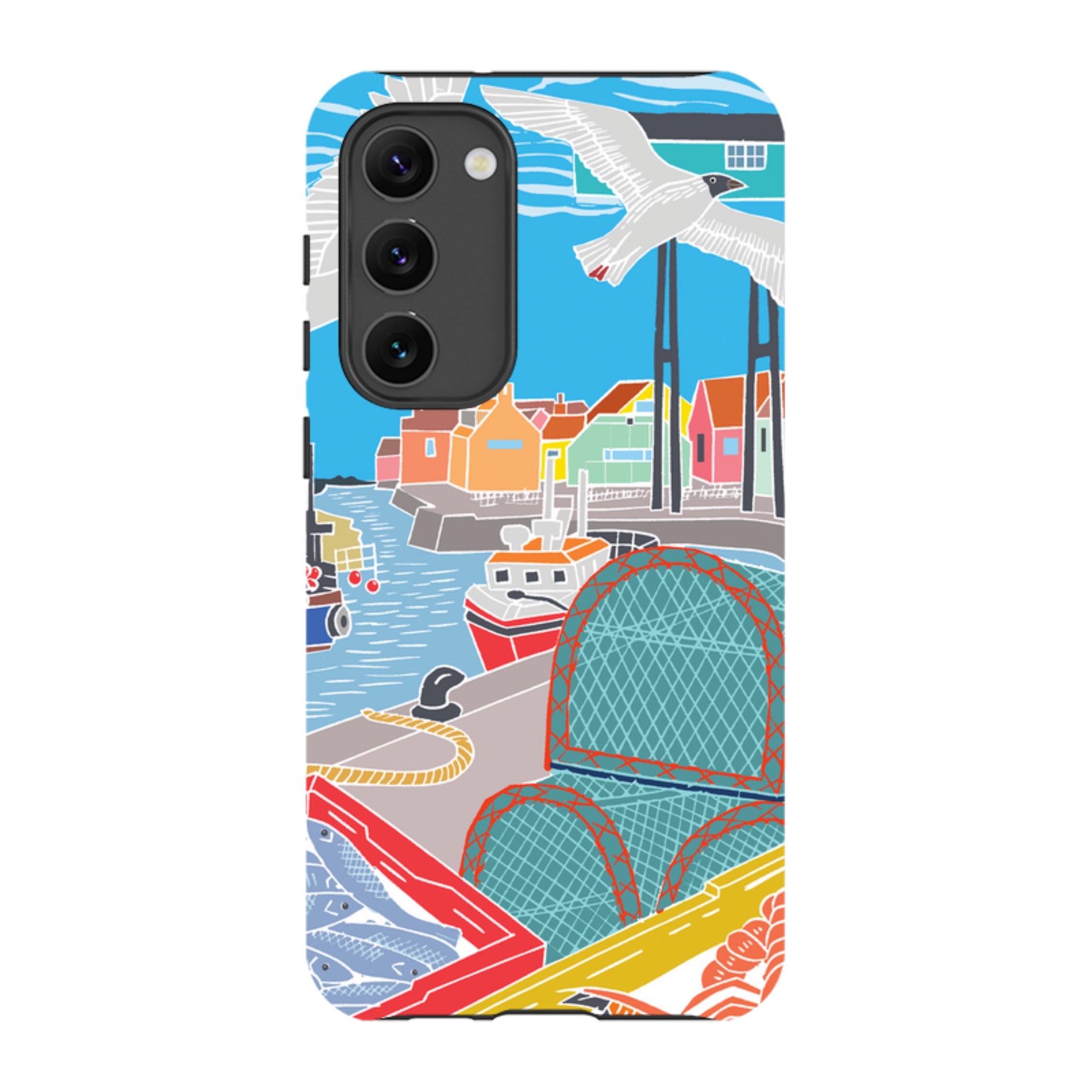 Samsung Tough Case - Bright Houses By Kate Heiss