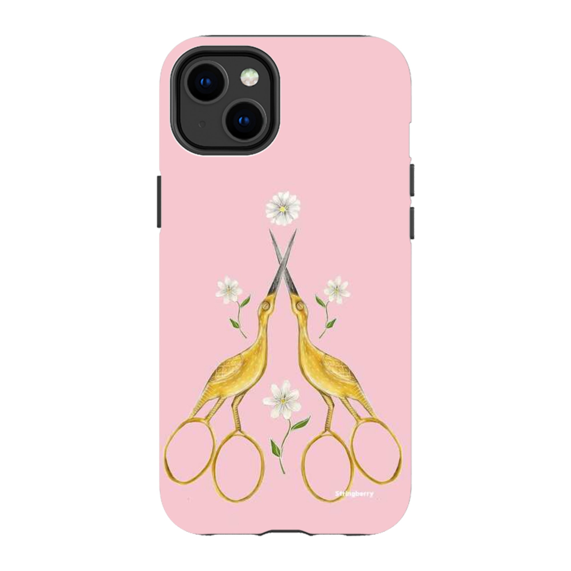 iPhone MagSafe Tough Case -  Heron Scissors By Catherine Rowe