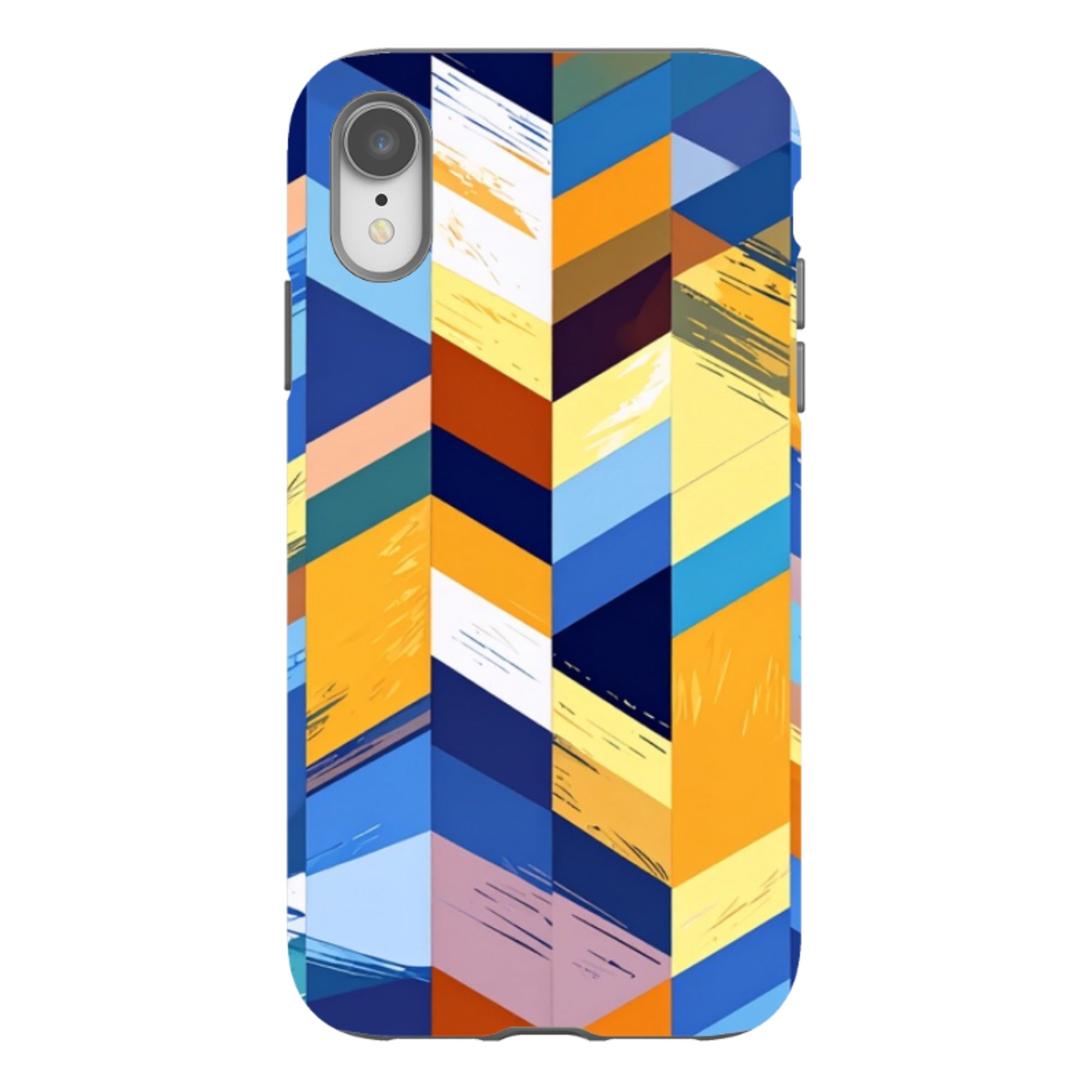iPhone Tough Case - Technicolor Stripes