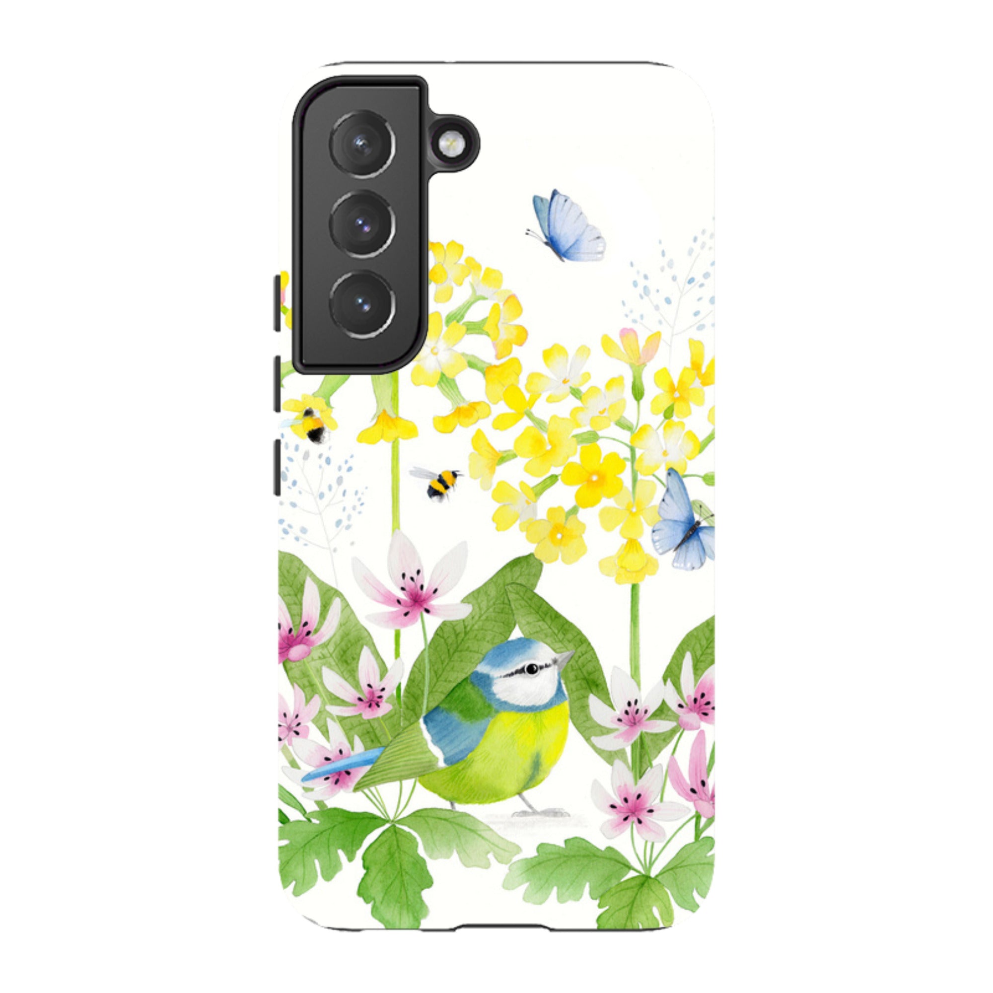Samsung Tough Case - Blue Tit Garden By Bex Parkin