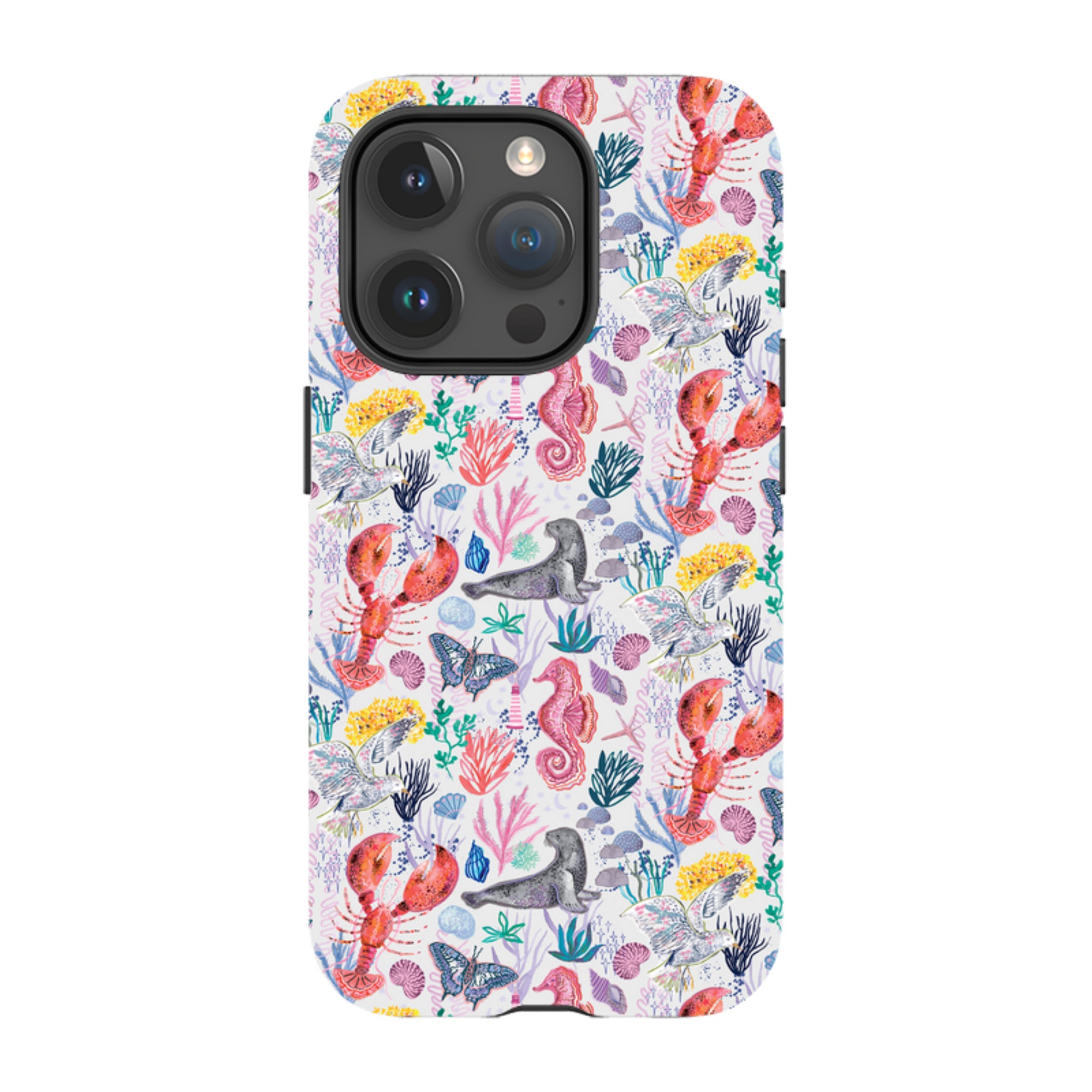 iPhone MagSafe Tough Case - Coastline Pattern D By Emma Frances Grant