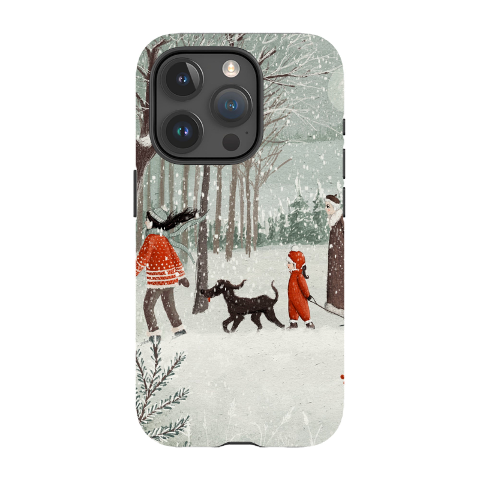 iPhone MagSafe Tough Case -  Winter Walk By Maja Lindberg
