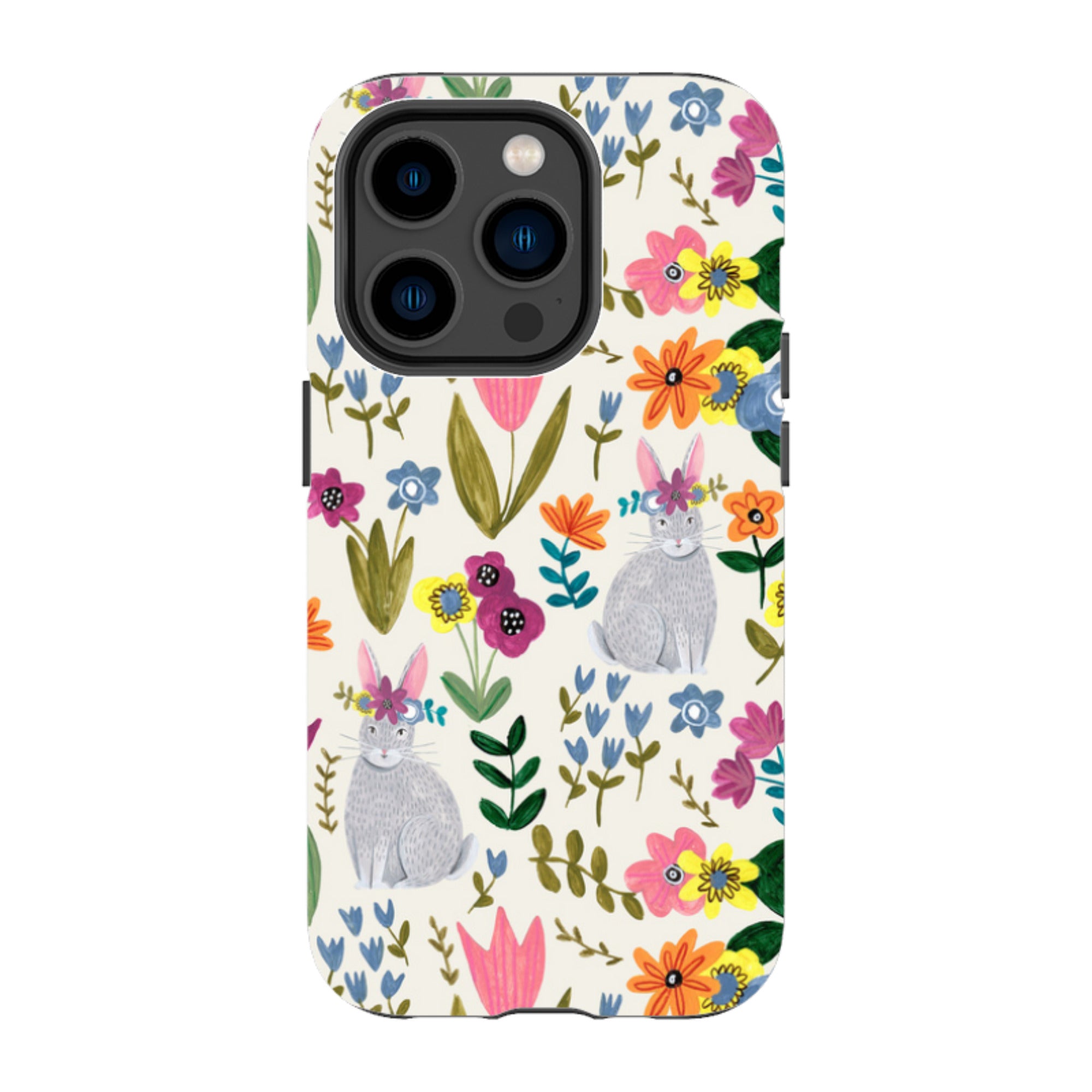 iPhone MagSafe Tough Case -  Rabbit Floral By Caroline Bonne Muller