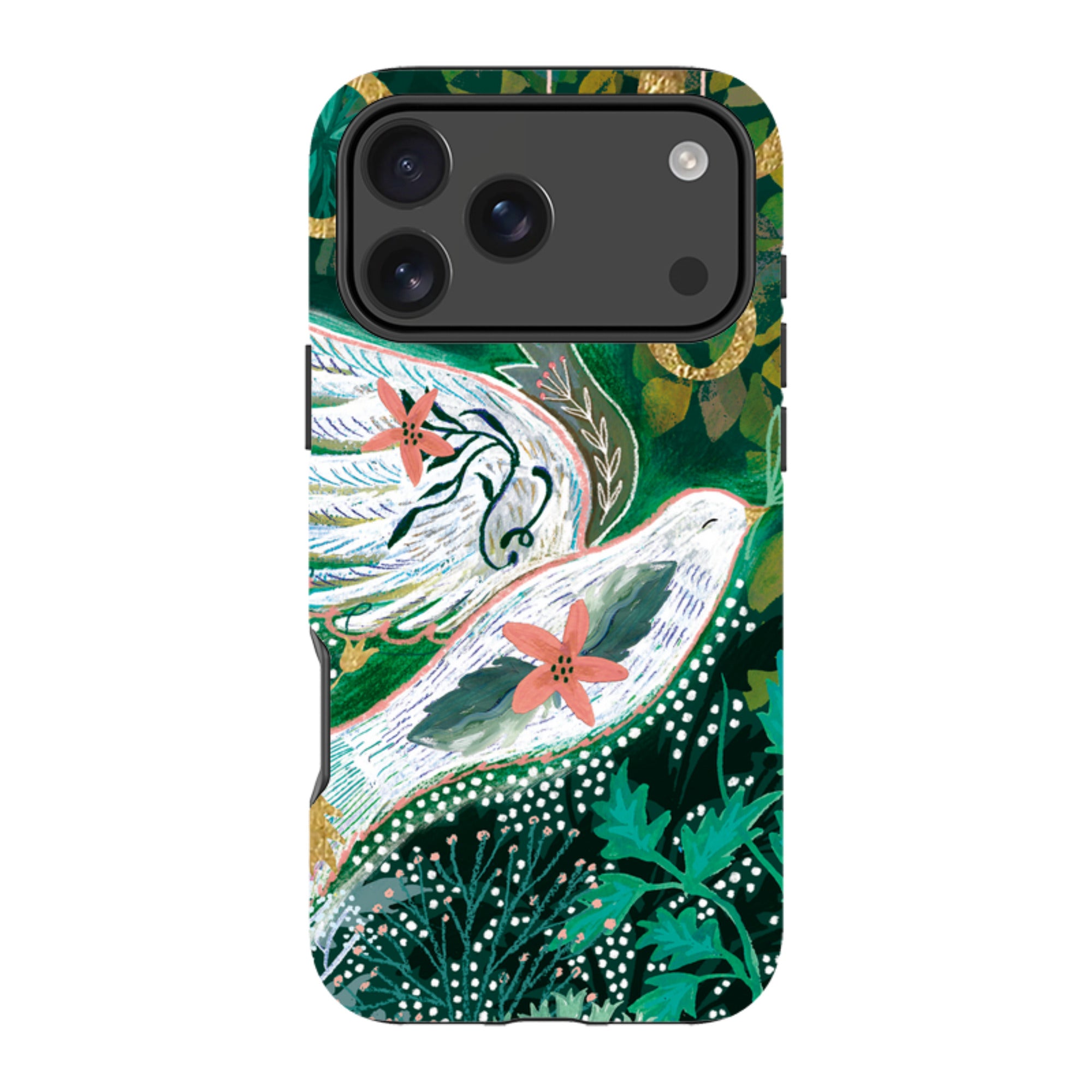 iPhone Tough Case - Gold Rings By Emma Frances Grant