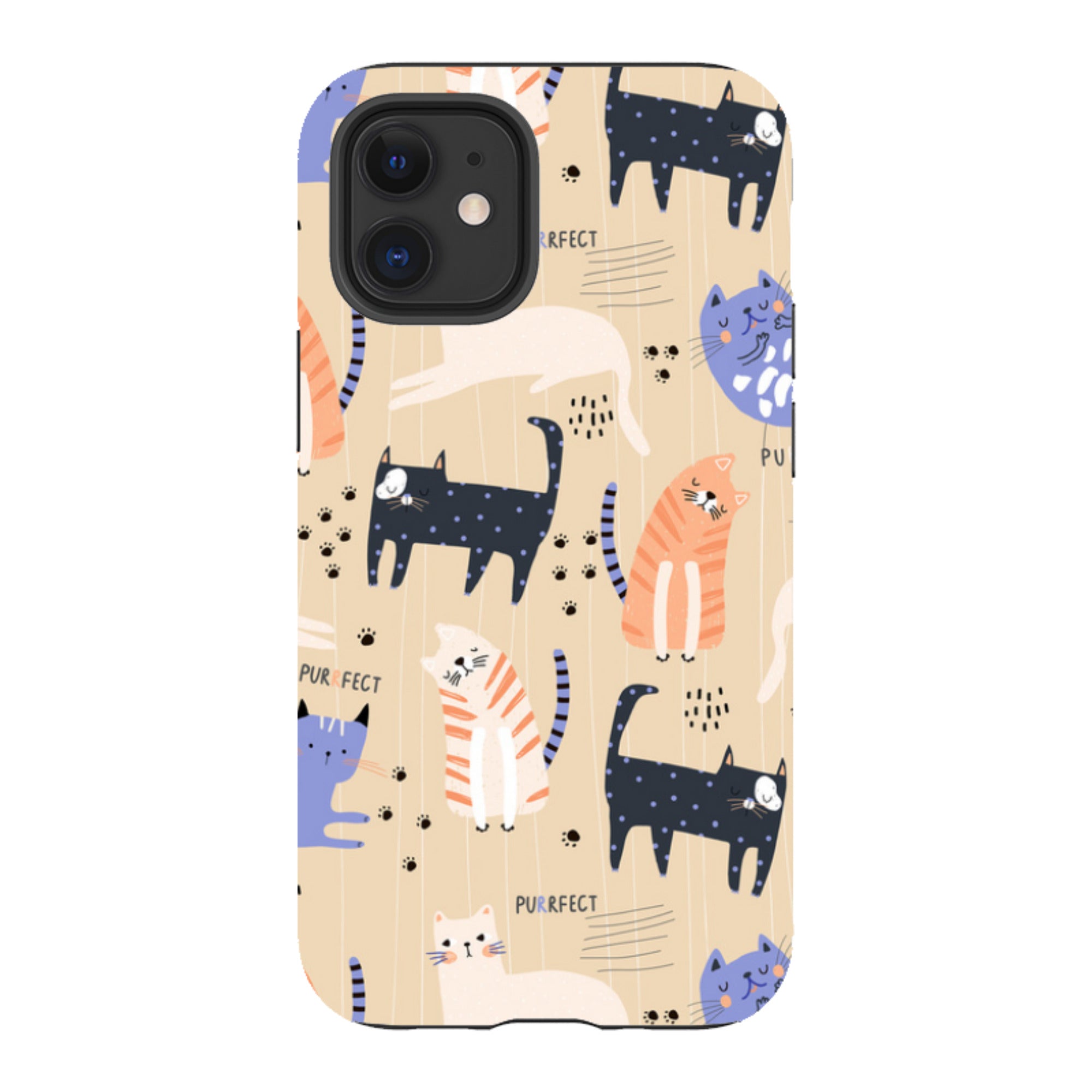 iPhone Tough Case - Purrfect