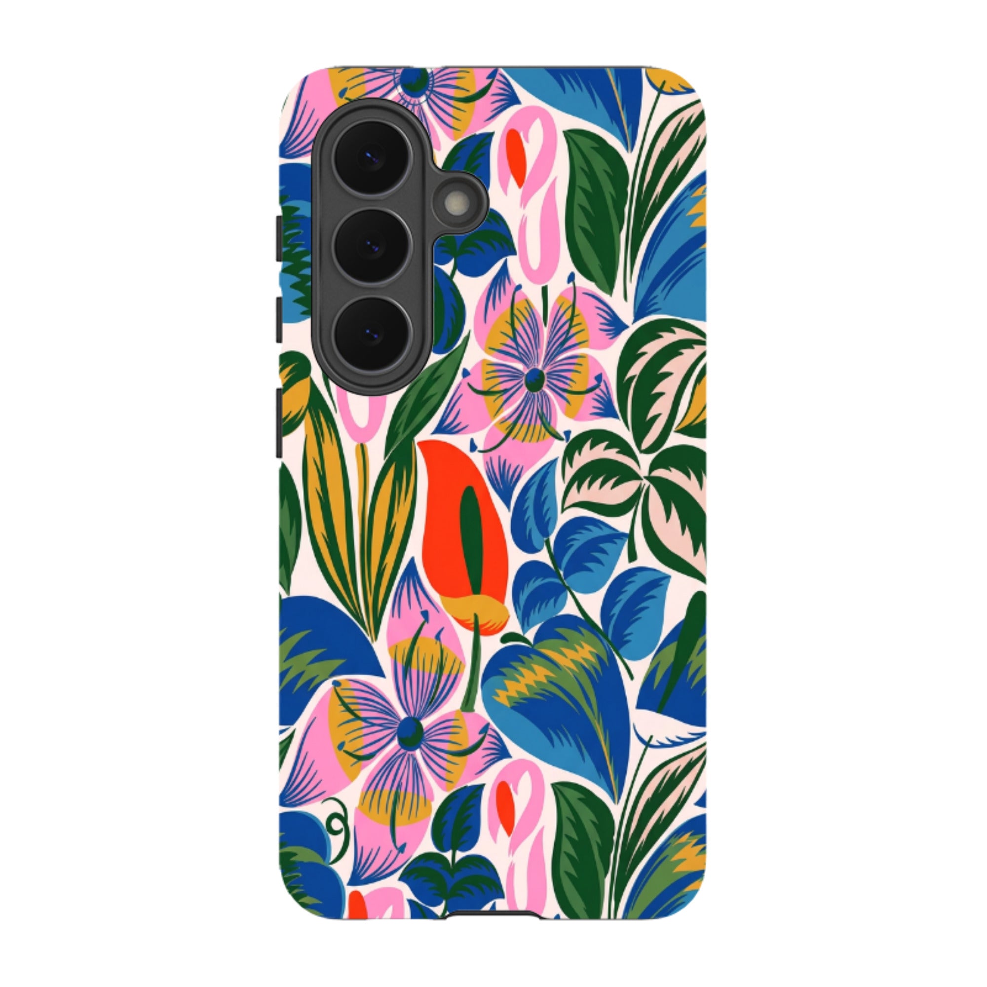 Samsung Tough Case - Retro Tropical Floral