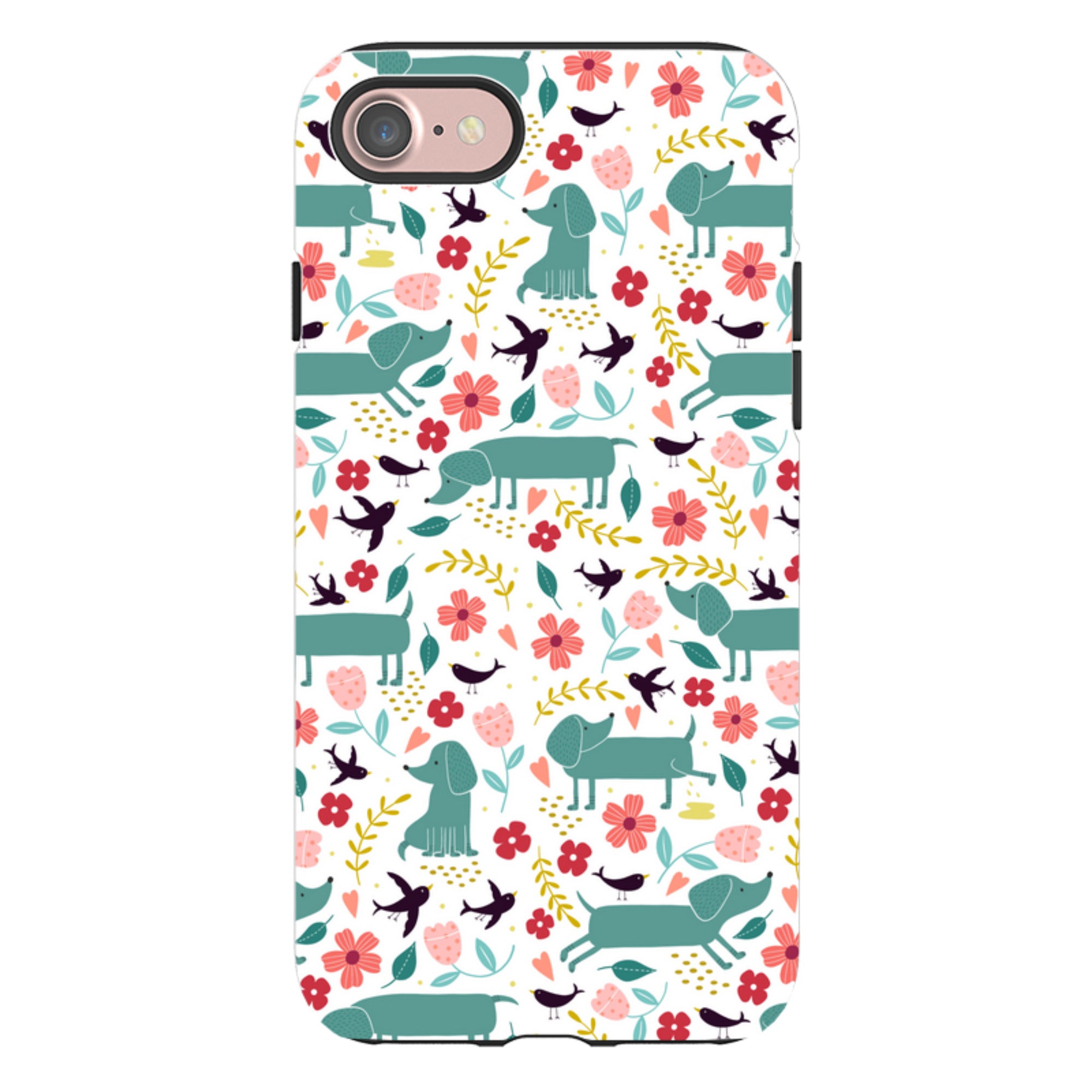 iPhone Tough Case - Cheeky Daschunds By Suzy Taylor