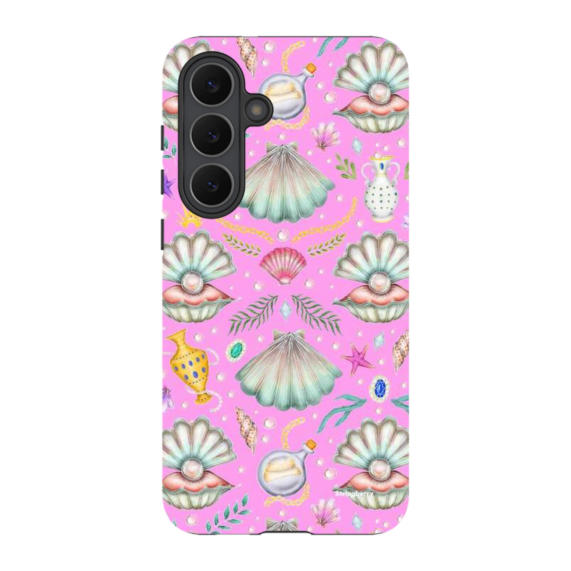 Samsung Tough Case - Pearl's Fantasy Candy Pink By Catherine Rowe