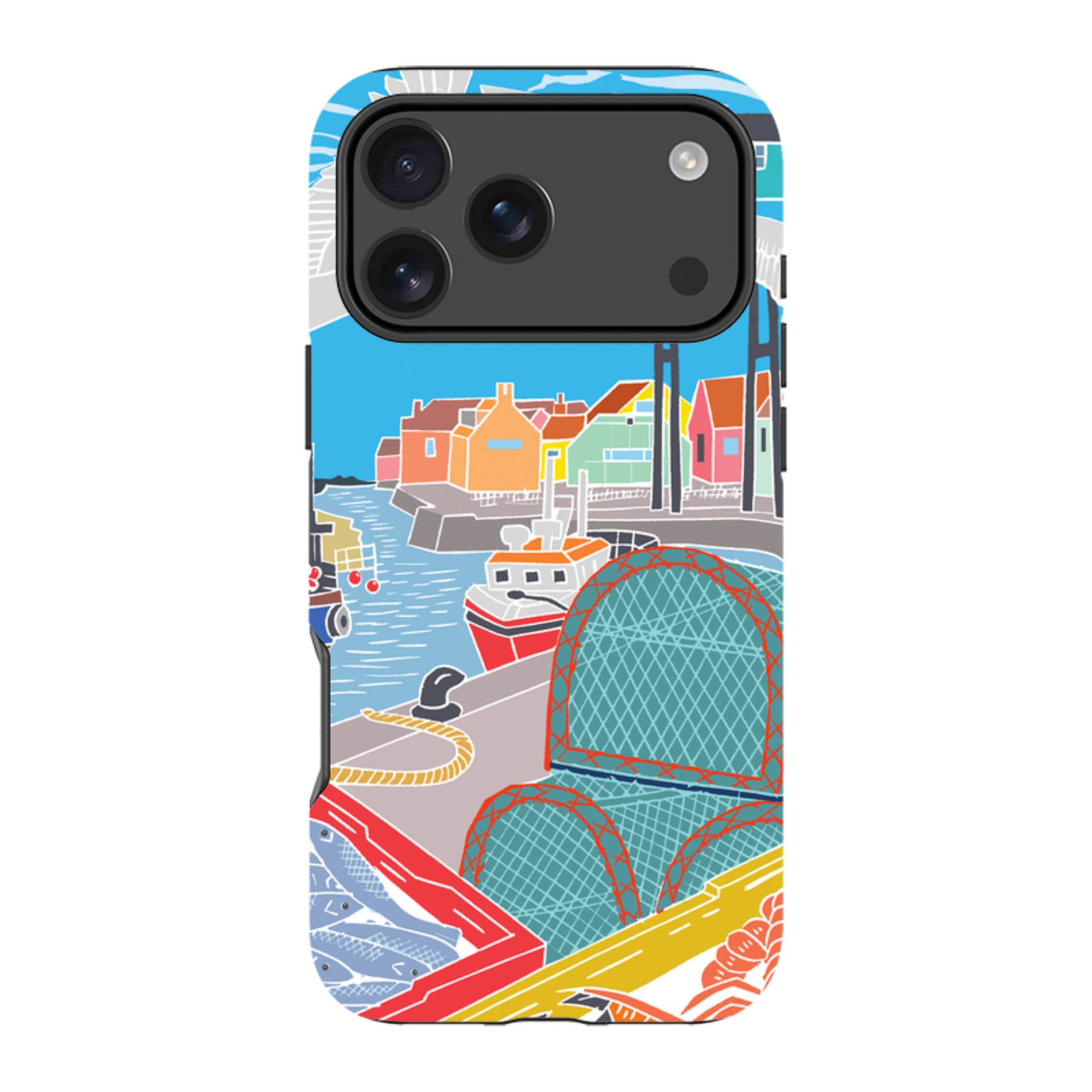 iPhone Tough Case - Bright Houses By Kate Heiss