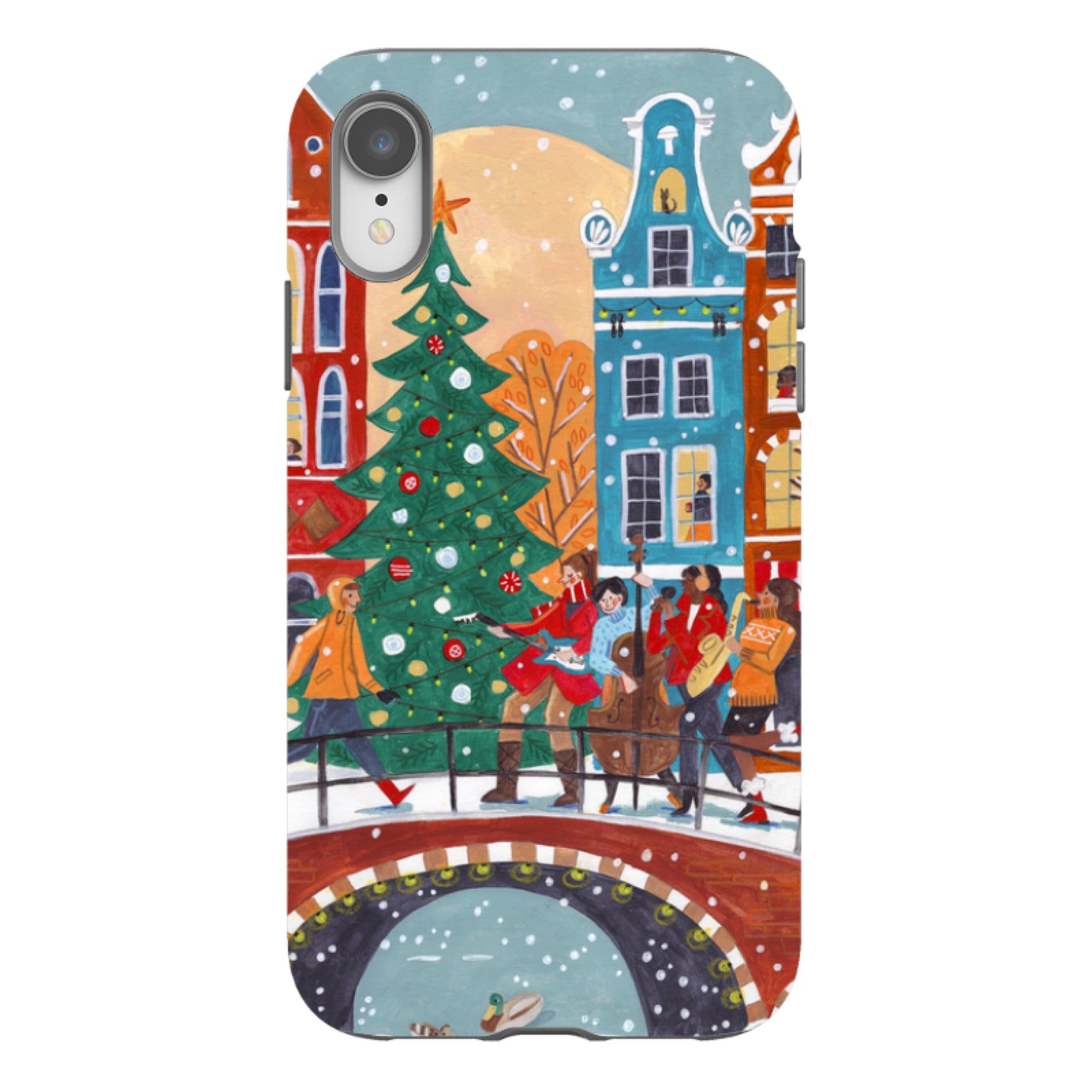 iPhone Tough Case - Christmas Music Amsterdam By Caroline Bonne Muller