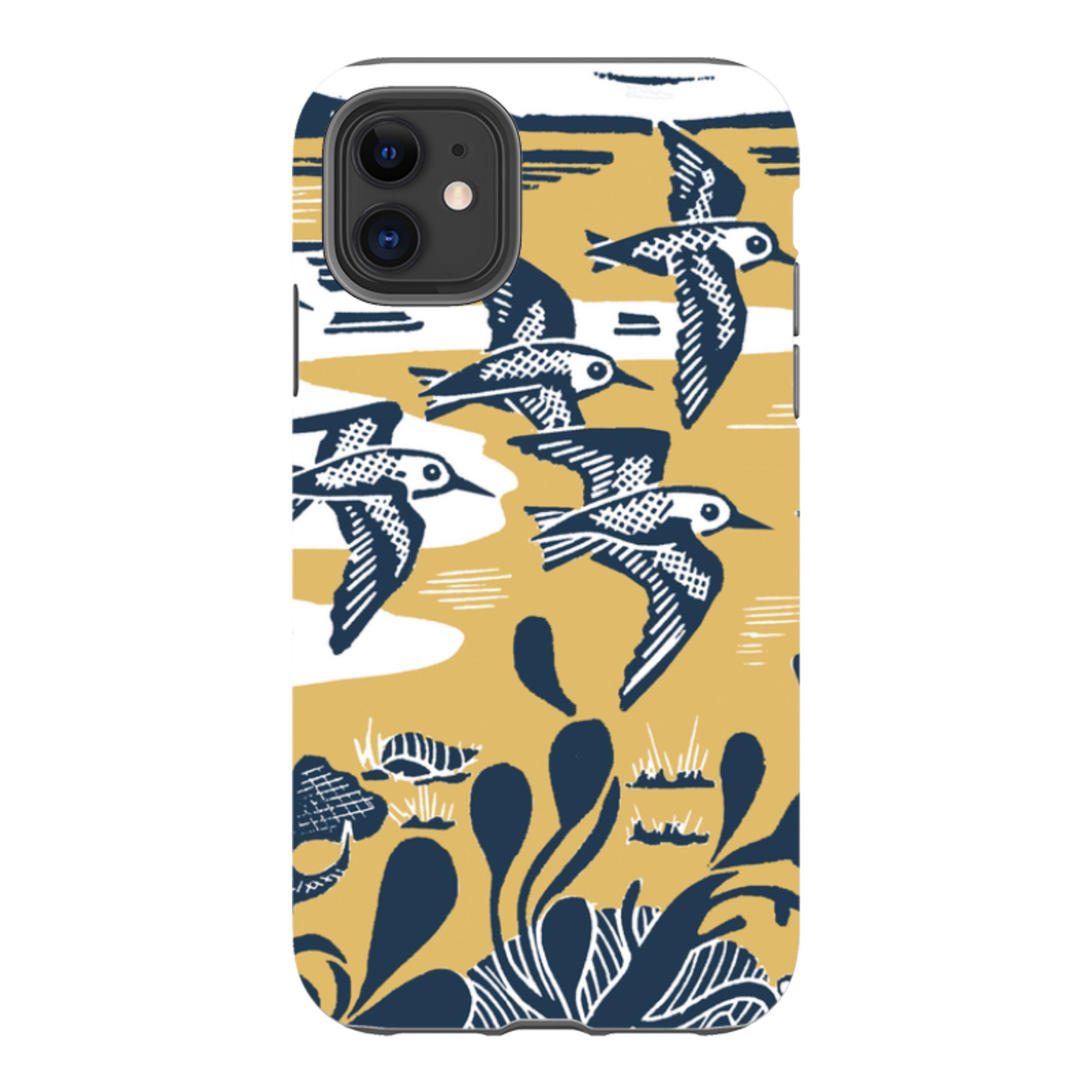 iPhone Tough Case - Sanderlings At The Shore By Kate Heiss