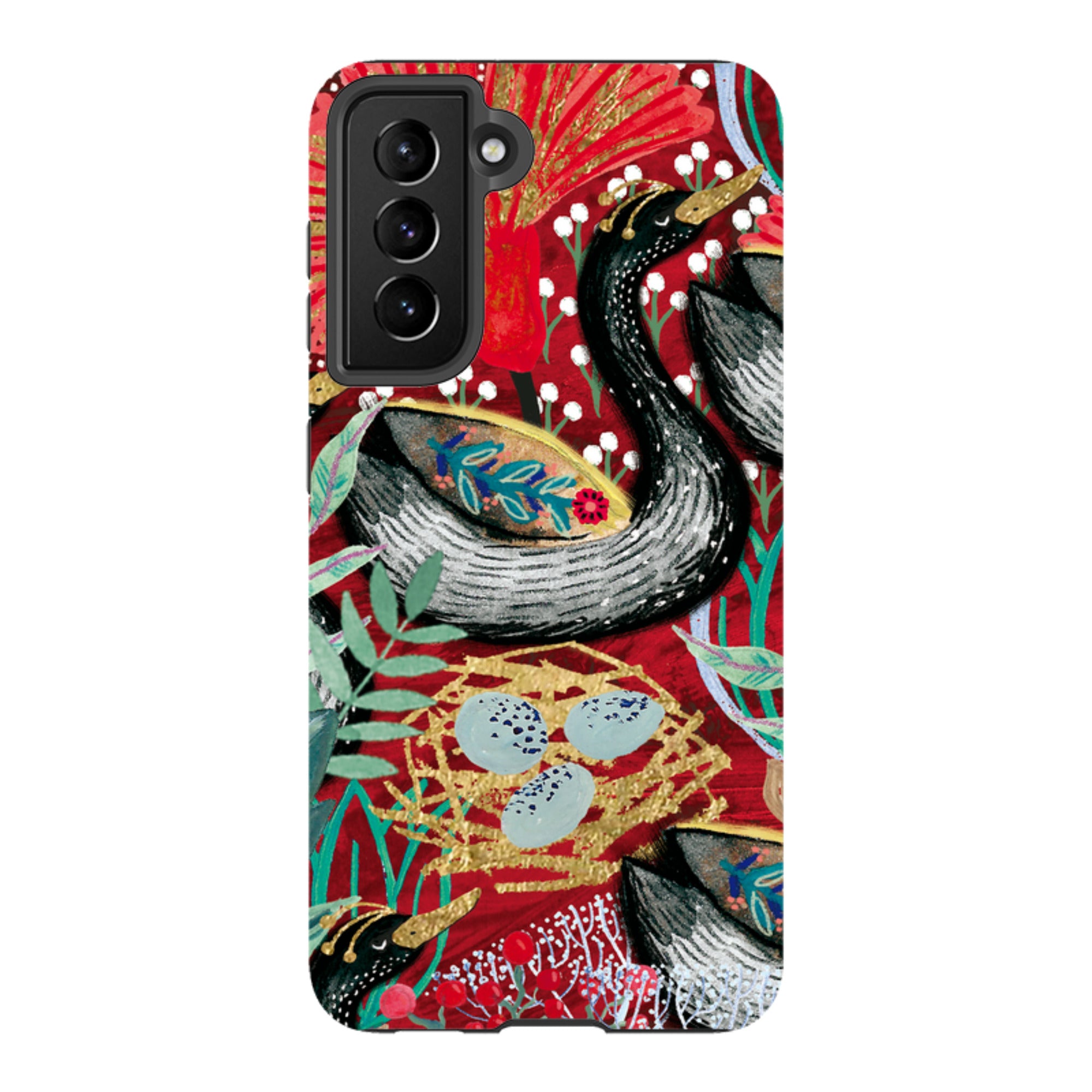 Samsung Tough Case - Eight Geese A Laying By Emma Frances Grant