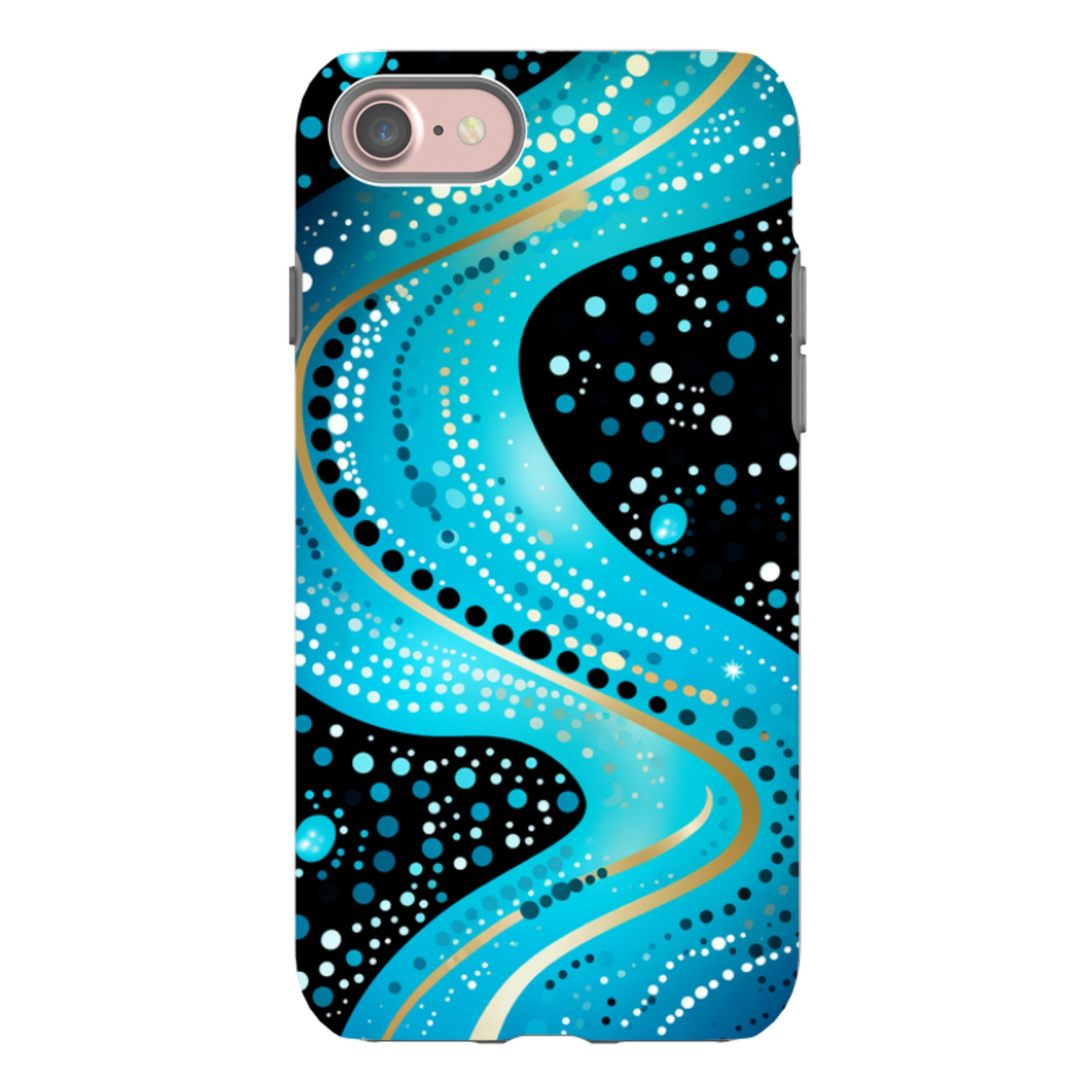 iPhone Tough Case -Blue Wave