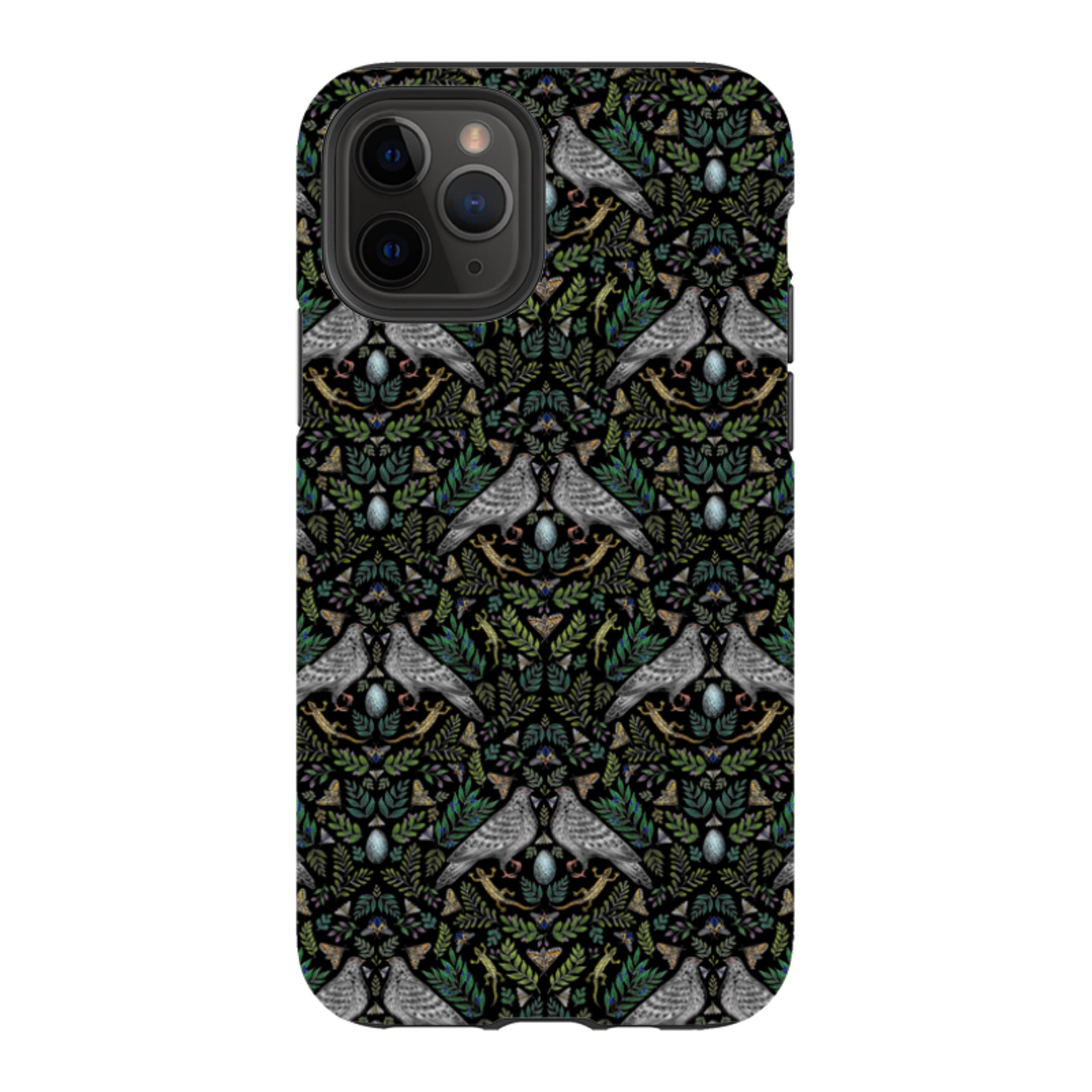 iPhone Tough Case - Dove Pattern By Catherine Rowe