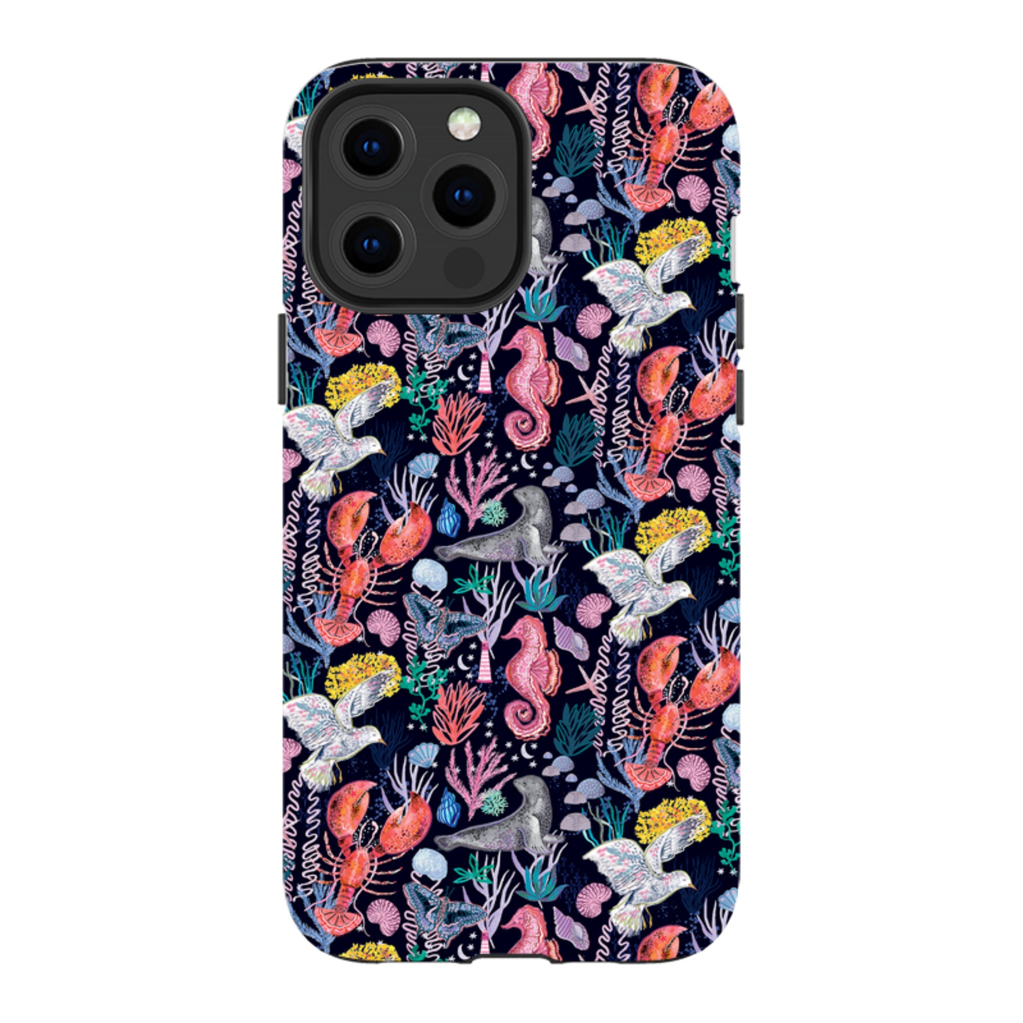 iPhone Case - Coastline Pattern-A By Emma Frances Grant