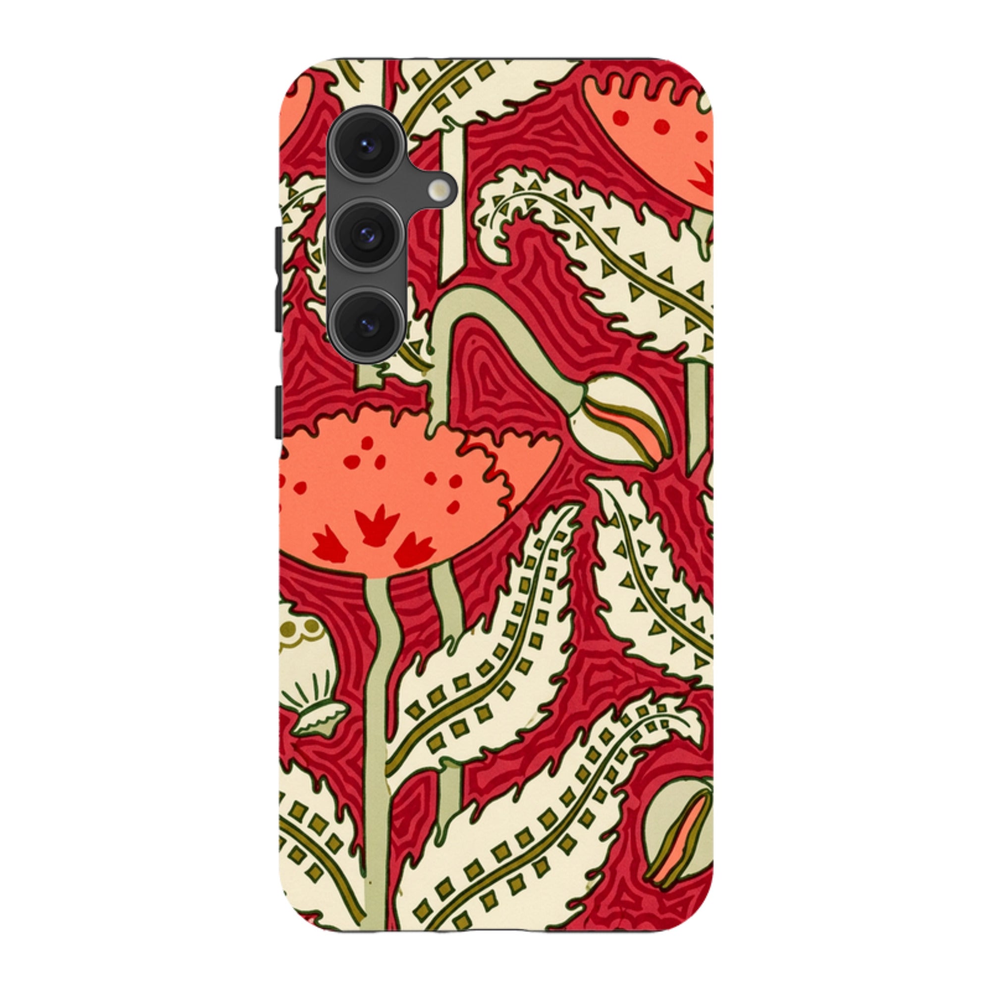 Samsung Tough Case - William Morris Red Floral