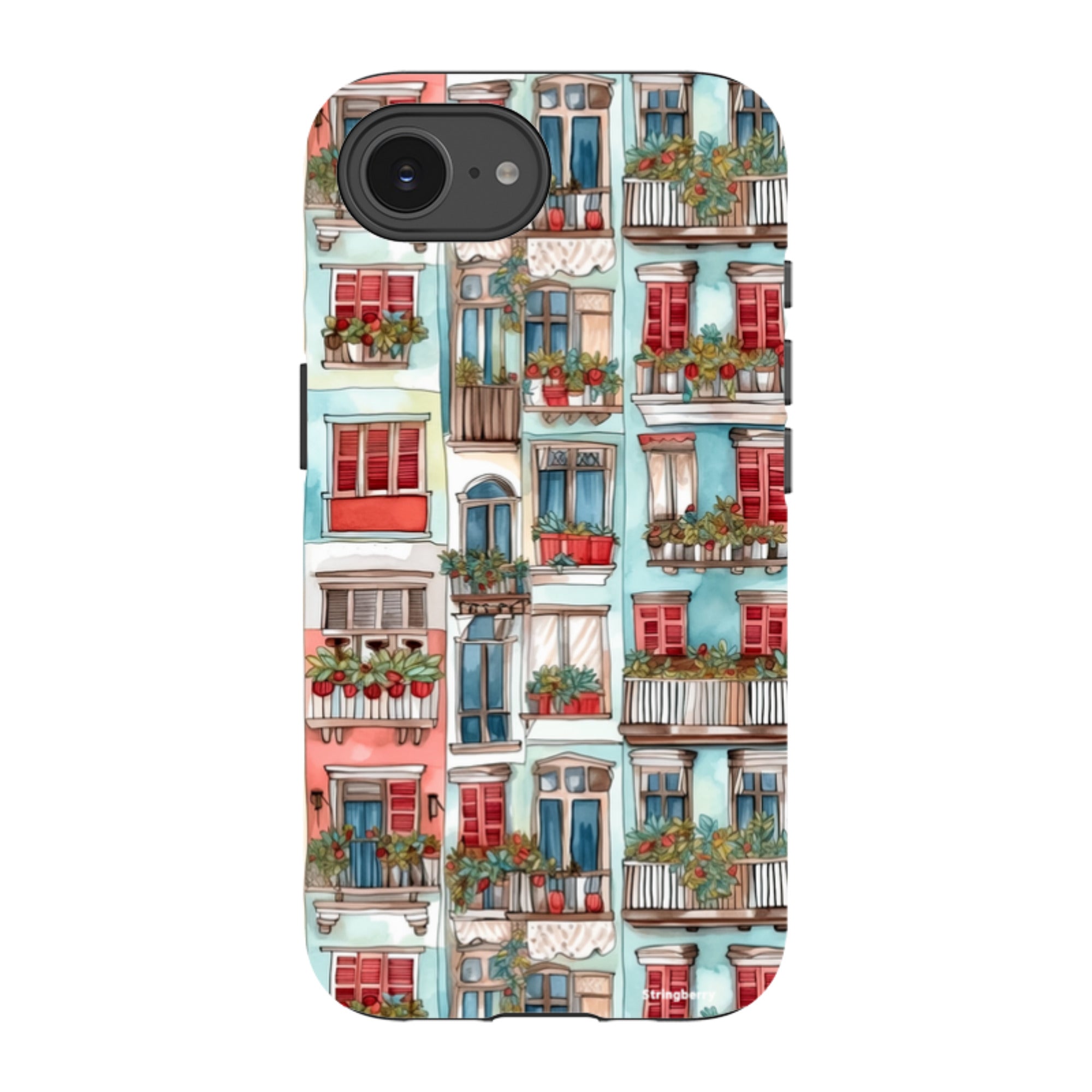 iPhone Tough Case - Floral Balcony