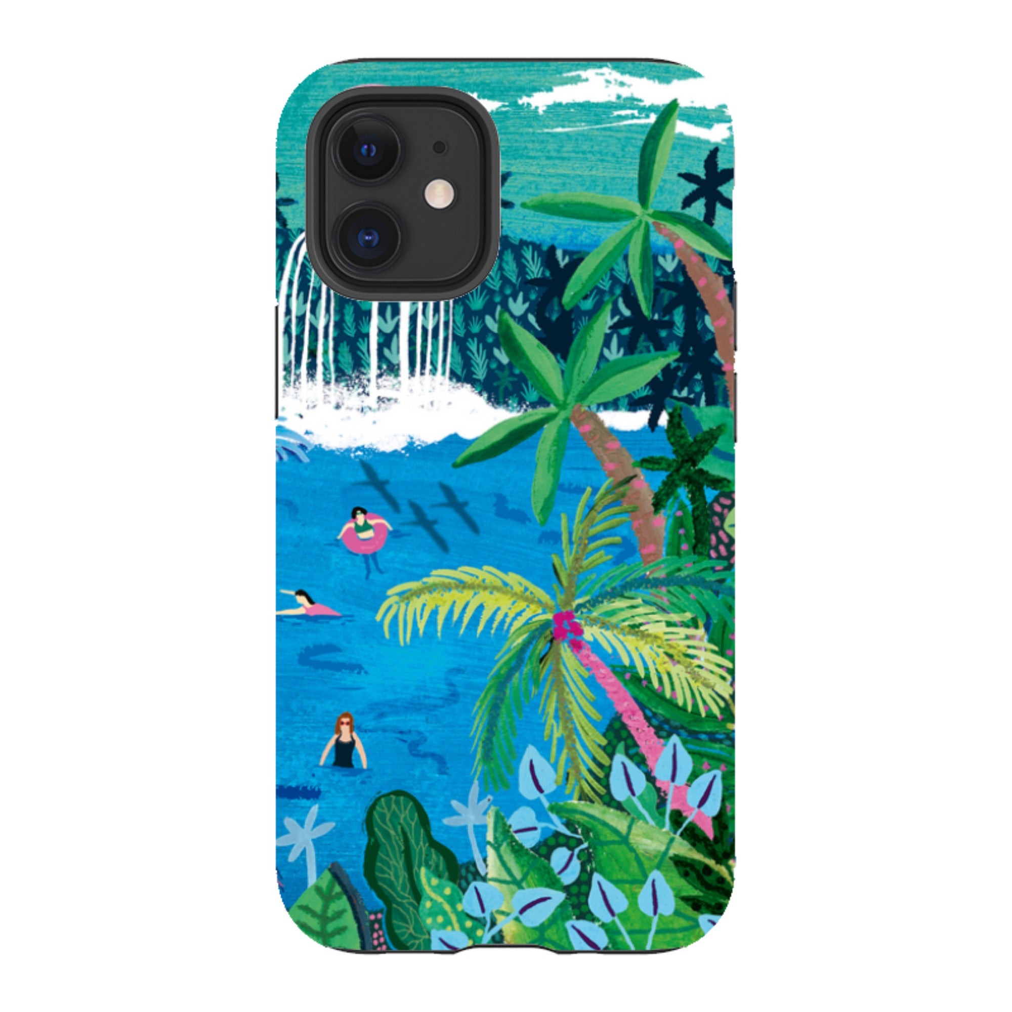 iPhone Tough Case - Palm Pool II By Emma Frances Grant