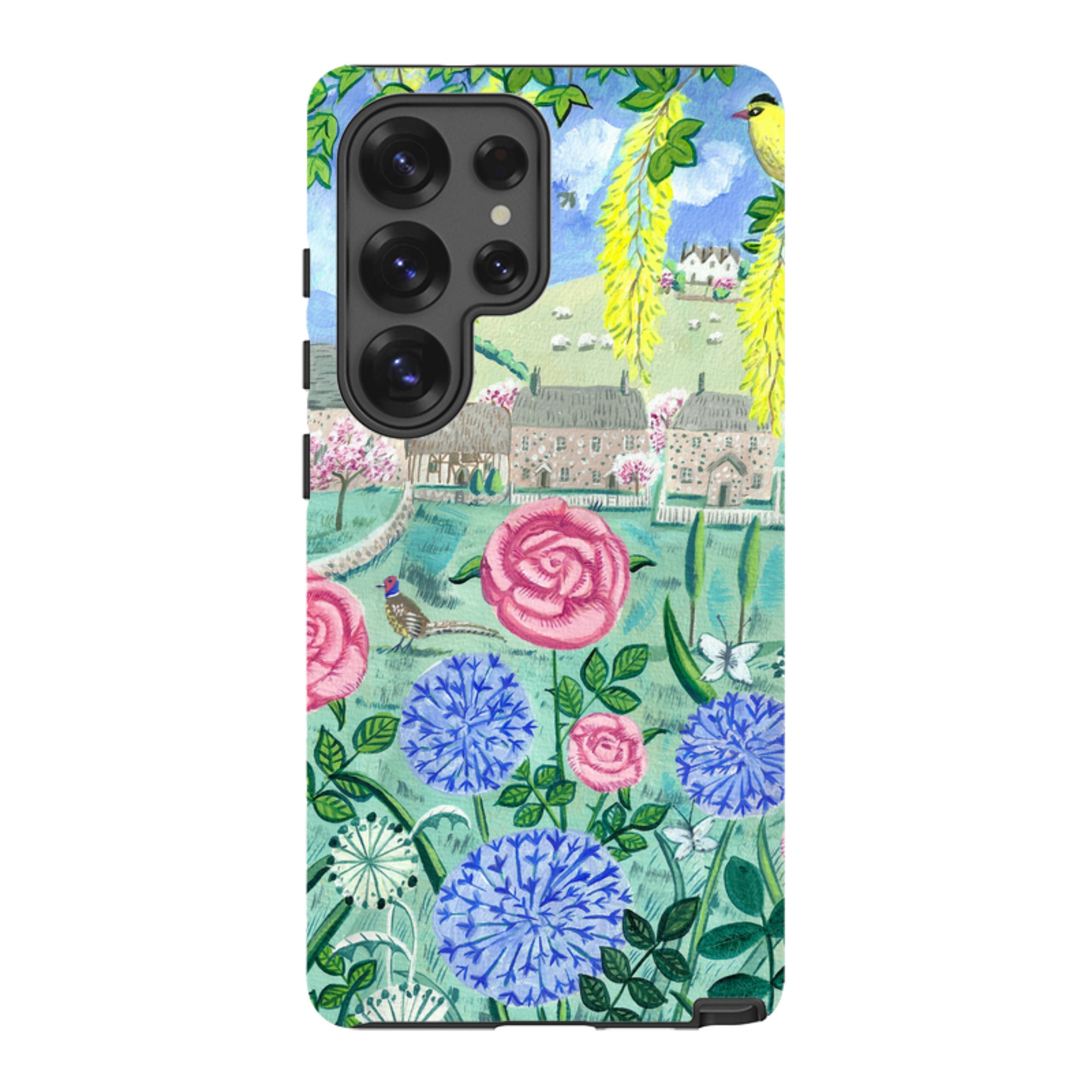 Samsung Tough Case - Village Floral By Mary Stubberfield