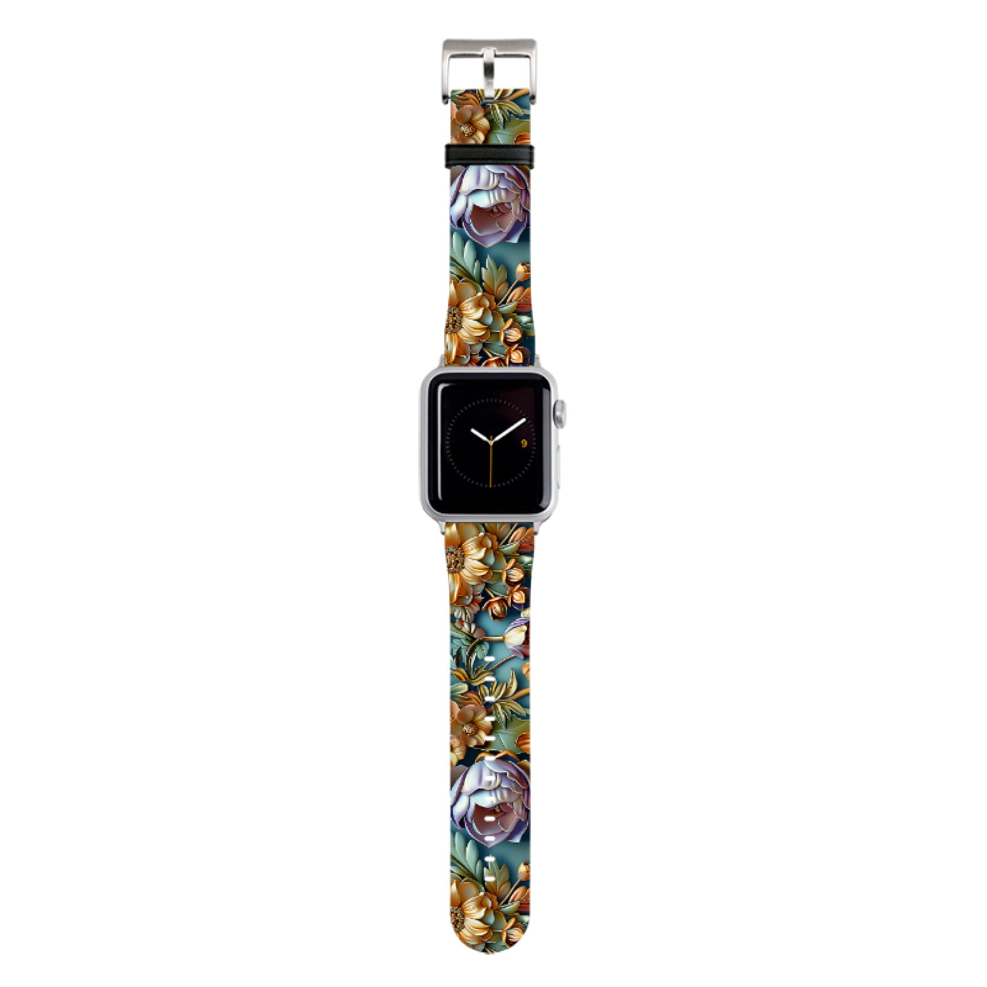 Sage Floral Apple Watch Strap