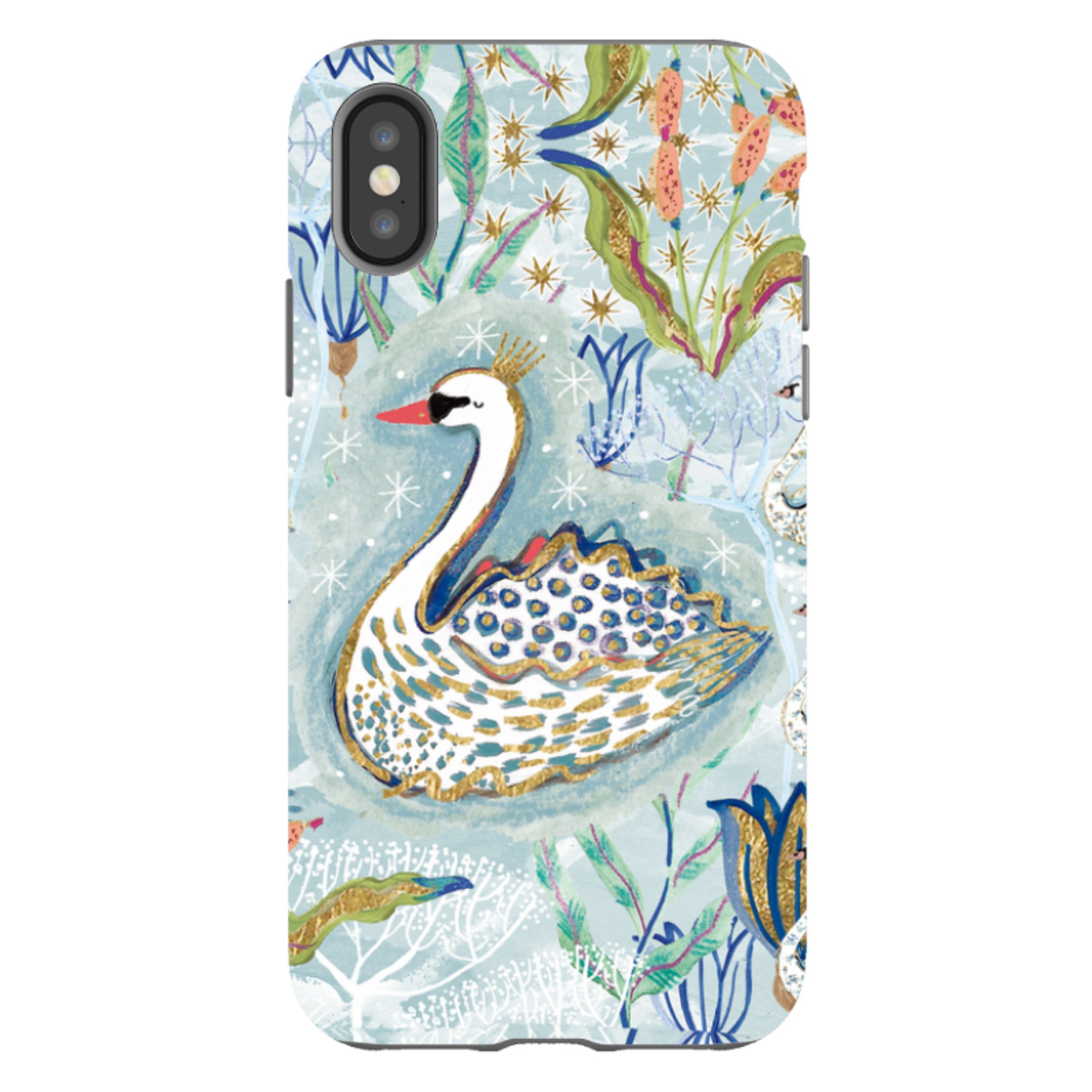 iPhone Tough Case - Seven Swans I By Emma Frances Grant