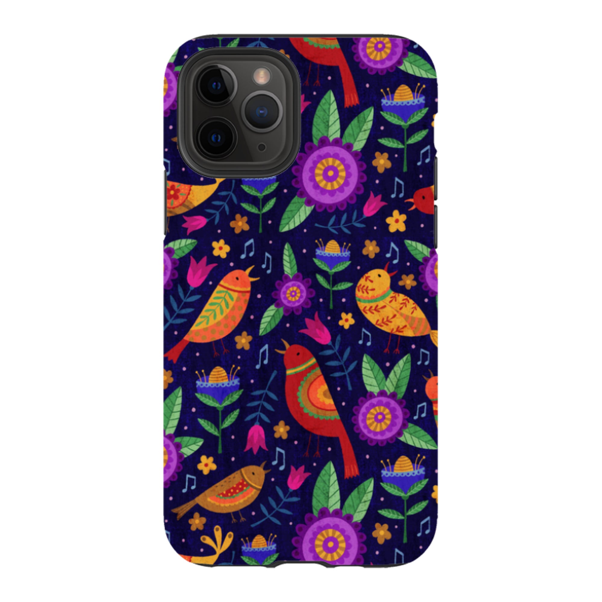 iPhone Tough Case - Bird Pattern VII By Suzy Taylor