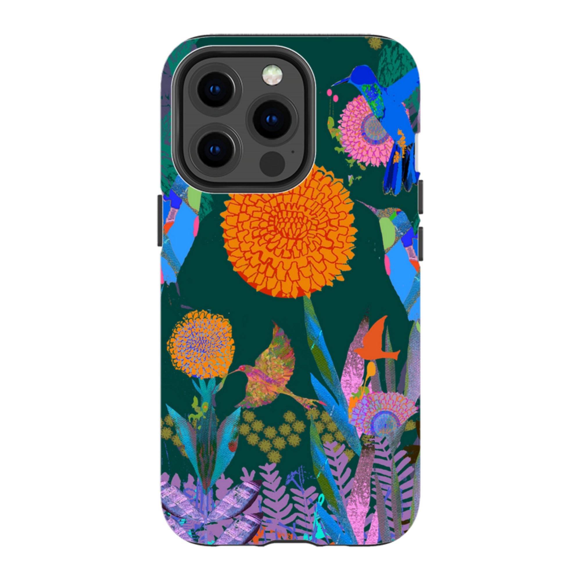 iPhone Tough Case - Hummingbird Forest By Tiffany Lynch