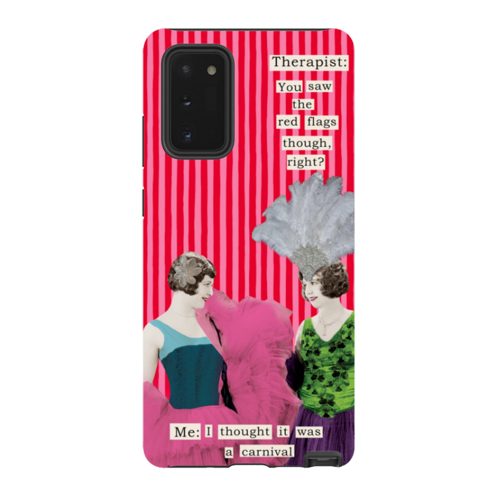 Samsung Tough Case - Therapist Red Flag By Clare Jordan