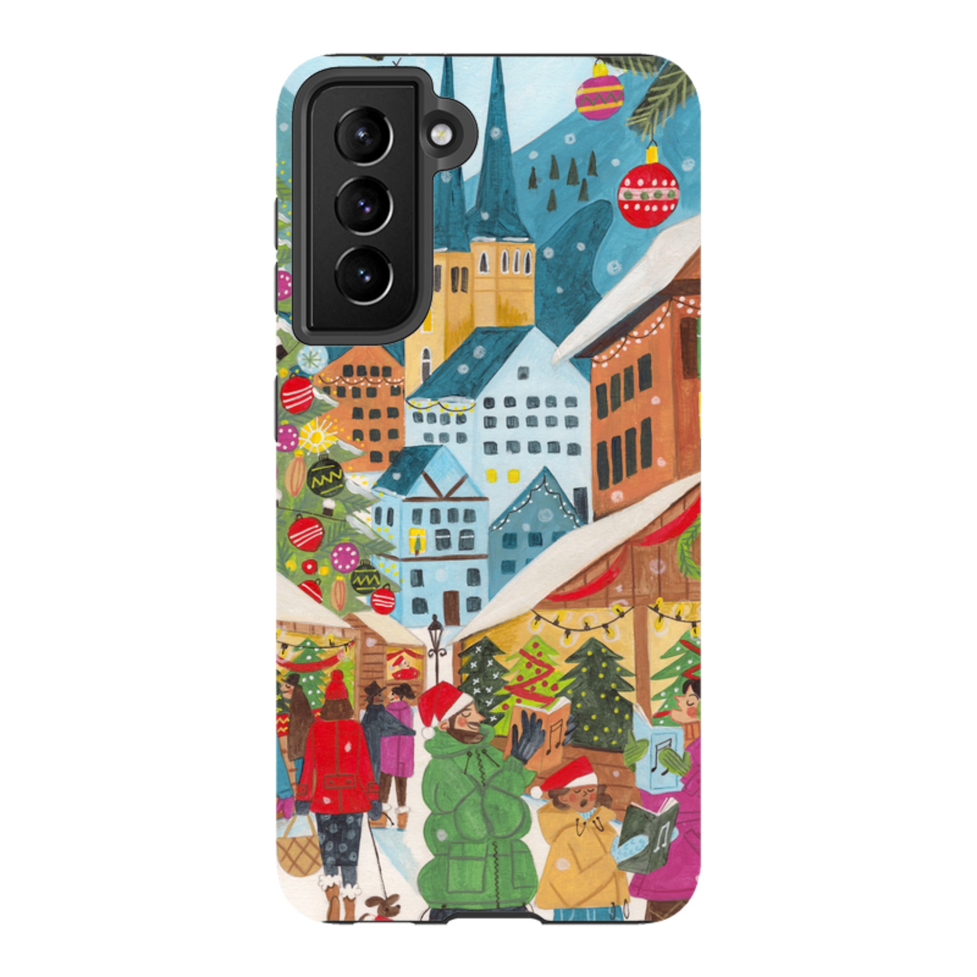 Samsung Tough Case - Christmas Market By Caroline Bonne Muller