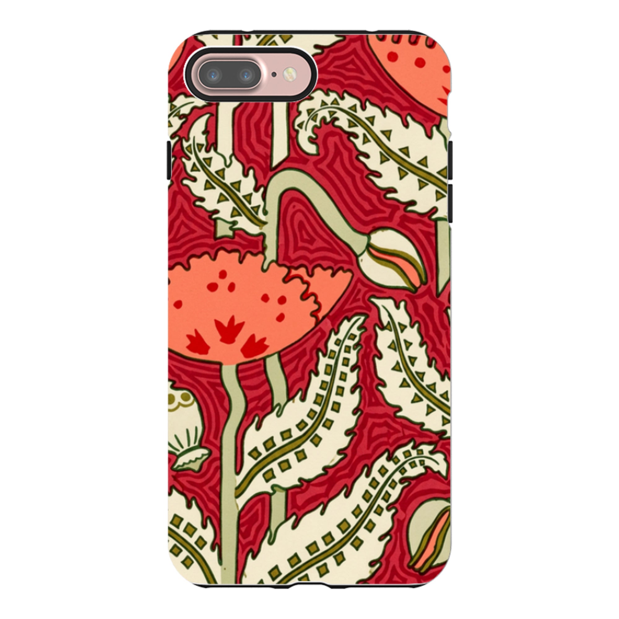 iPhone Tough Case - William Morris Red Floral
