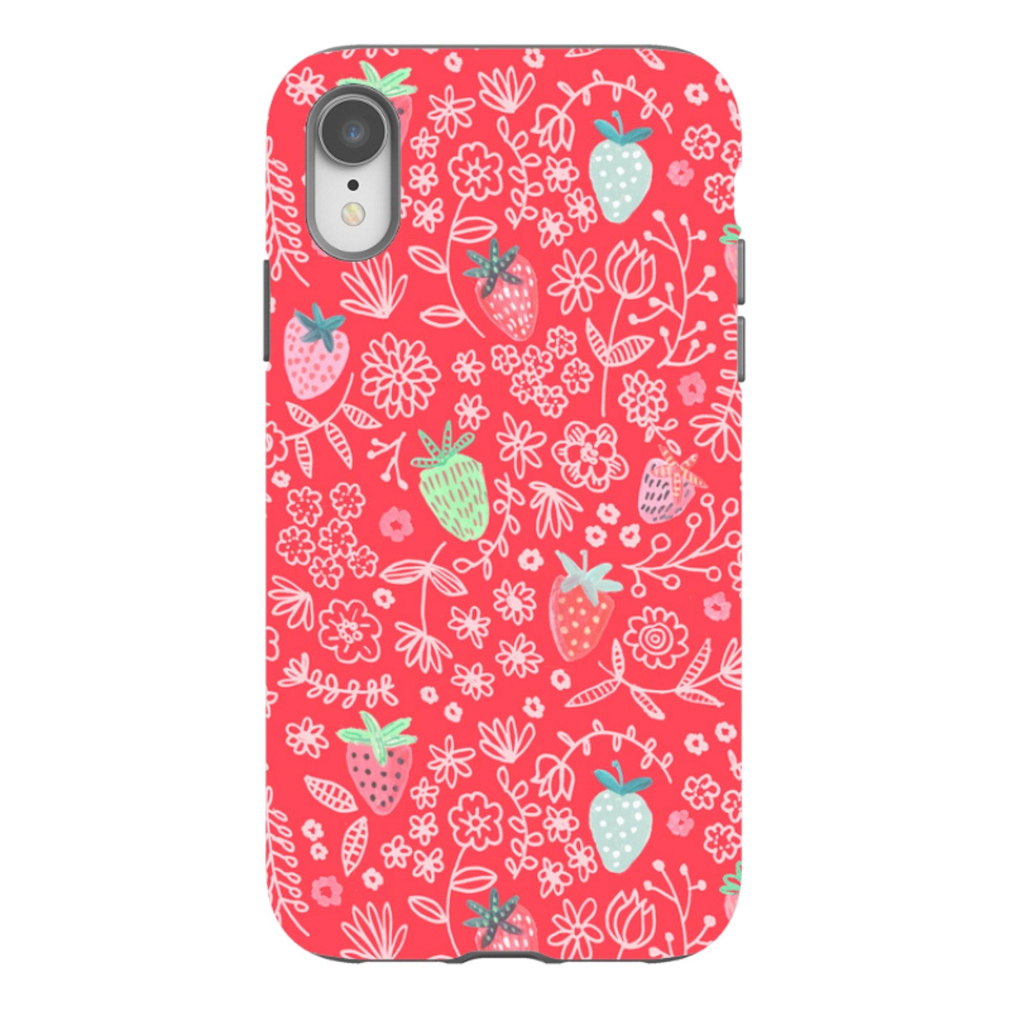 iPhone Tough Case - Strawberries By Caroline Bonne Muller