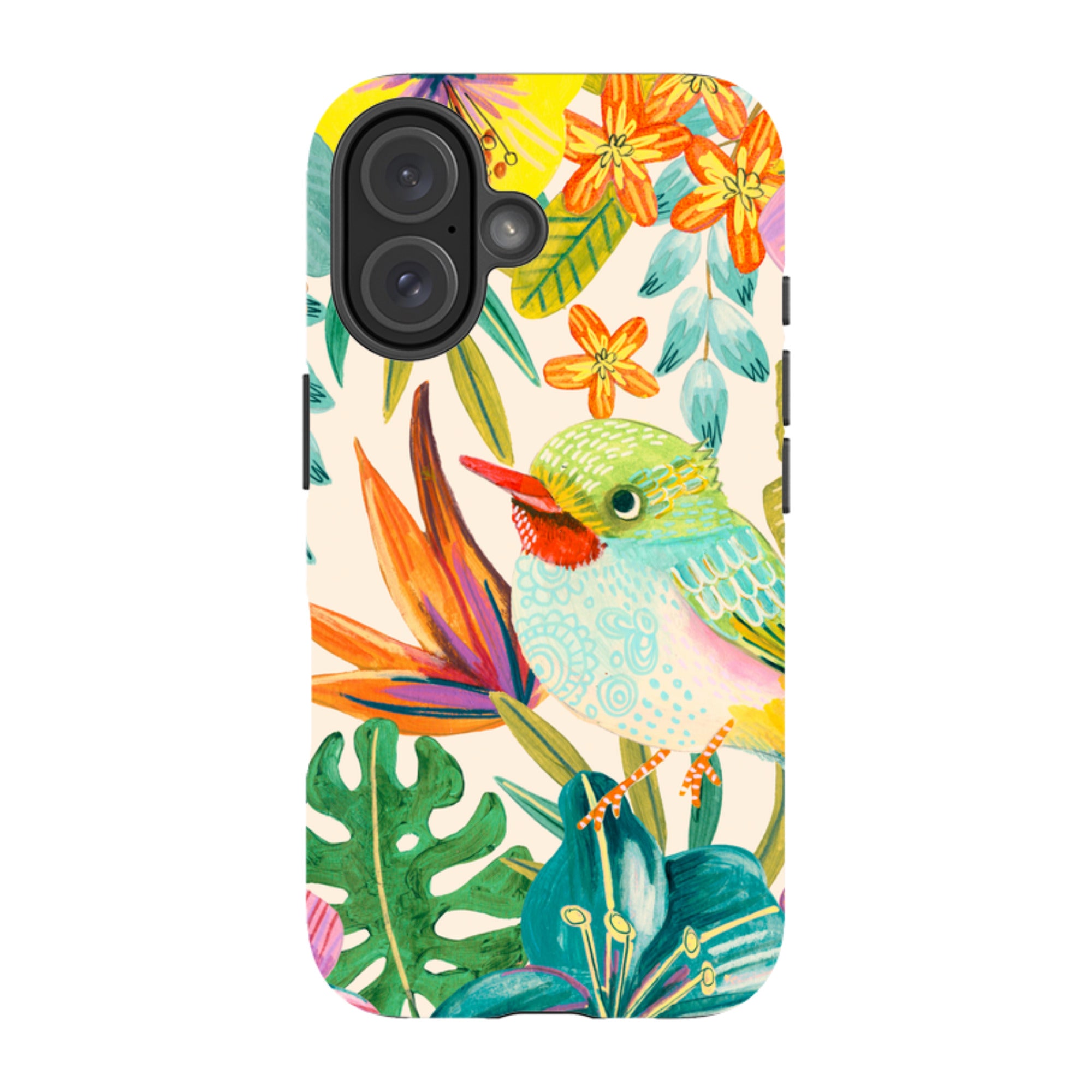 iPhone MagSafe Tough Case -  Tropical Bird II By Caroline Bonne Muller