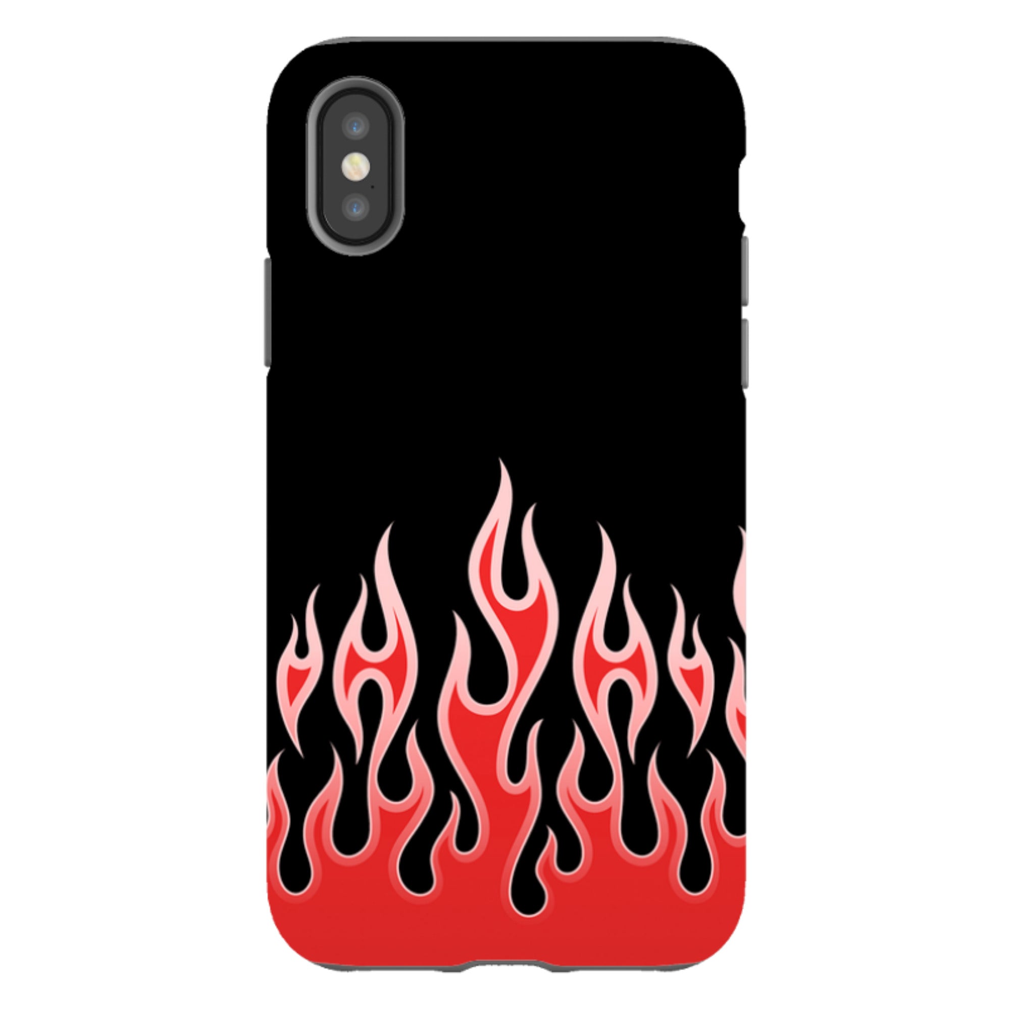 iPhone Tough Case - Red Flames