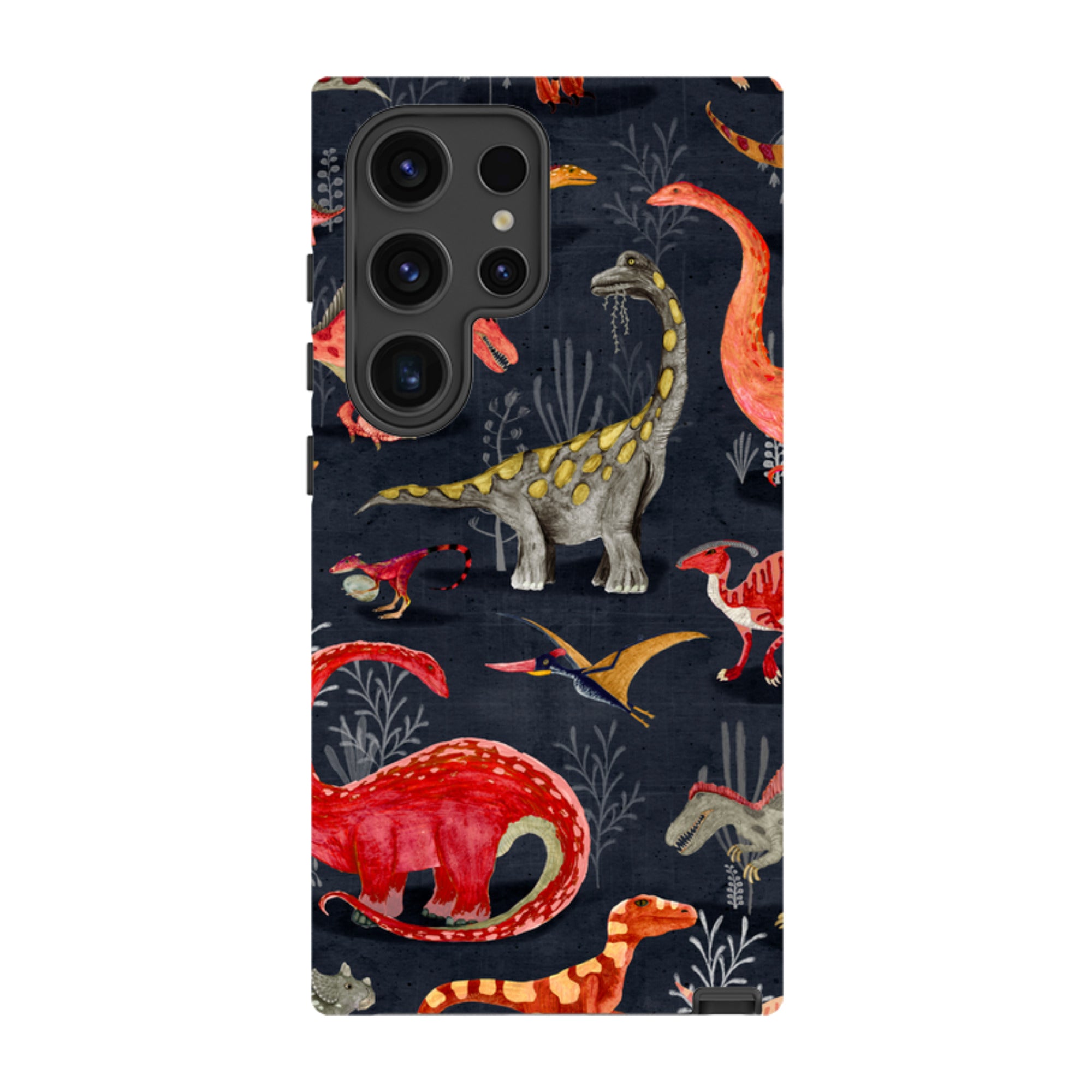 Samsung Tough Case - Parisian Dinosaurs By Katherine Quinn