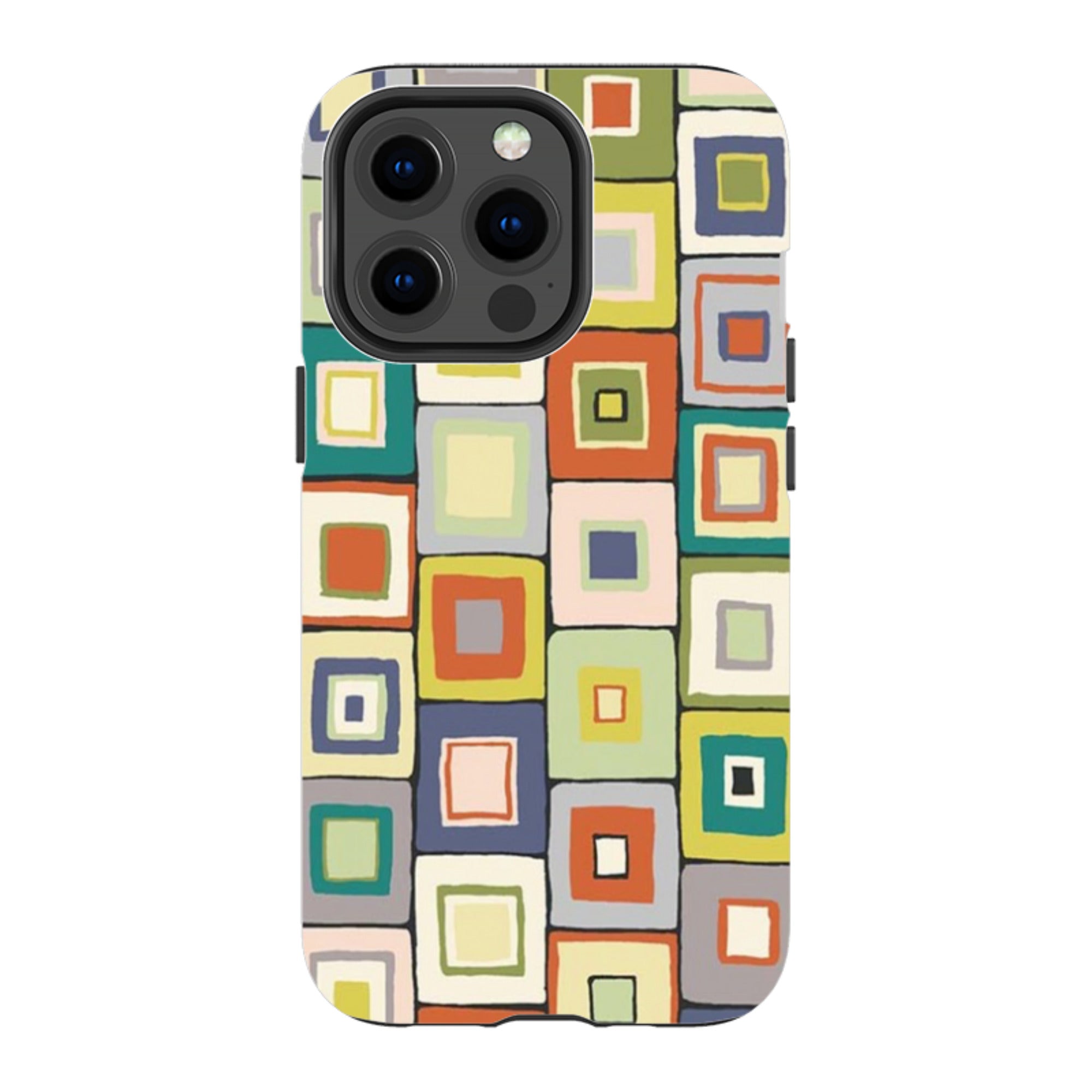 iPhone Tough Case - Atelier Blanket Squares Urbane By Sarah Campbell