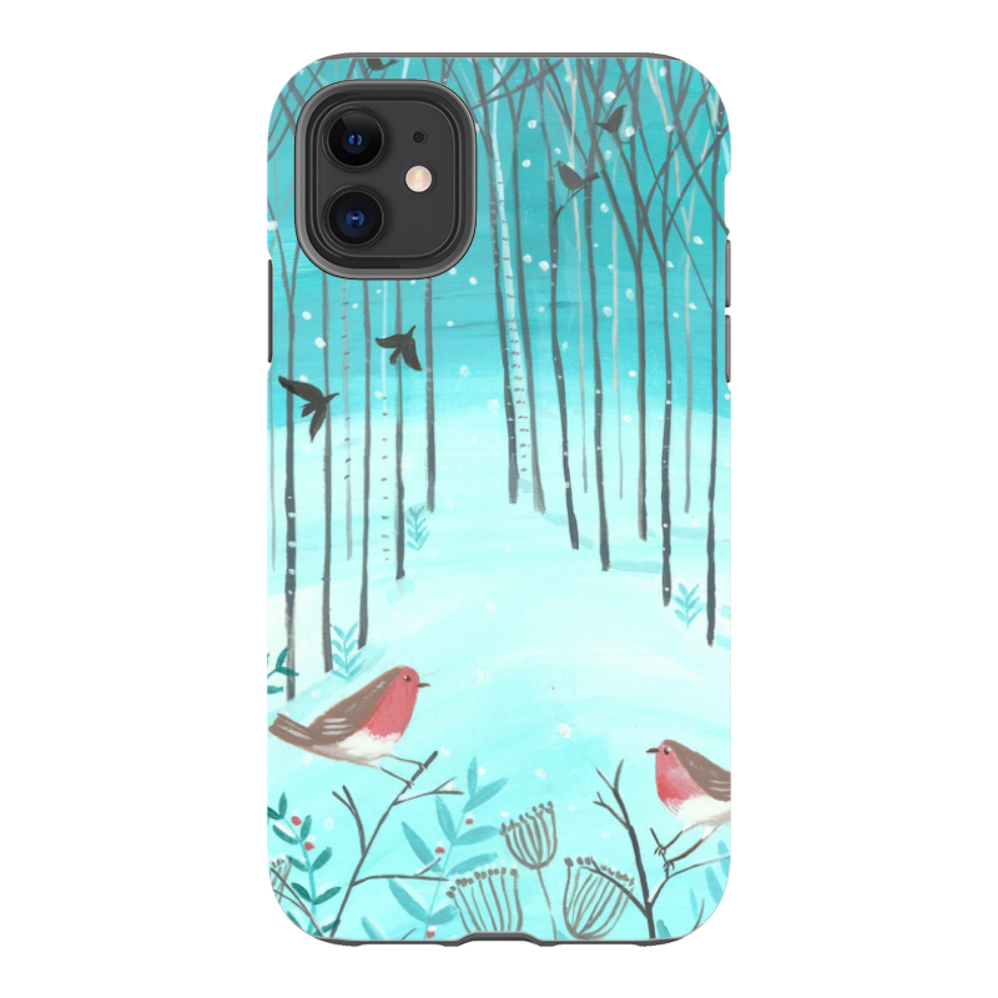 iPhone Tough Case - Winter Forest By Mary Stubberfield