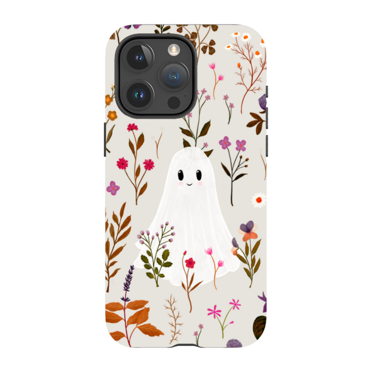iPhone Tough Case - Ghost in the Garden - Stone Multi By Katherine Quinn