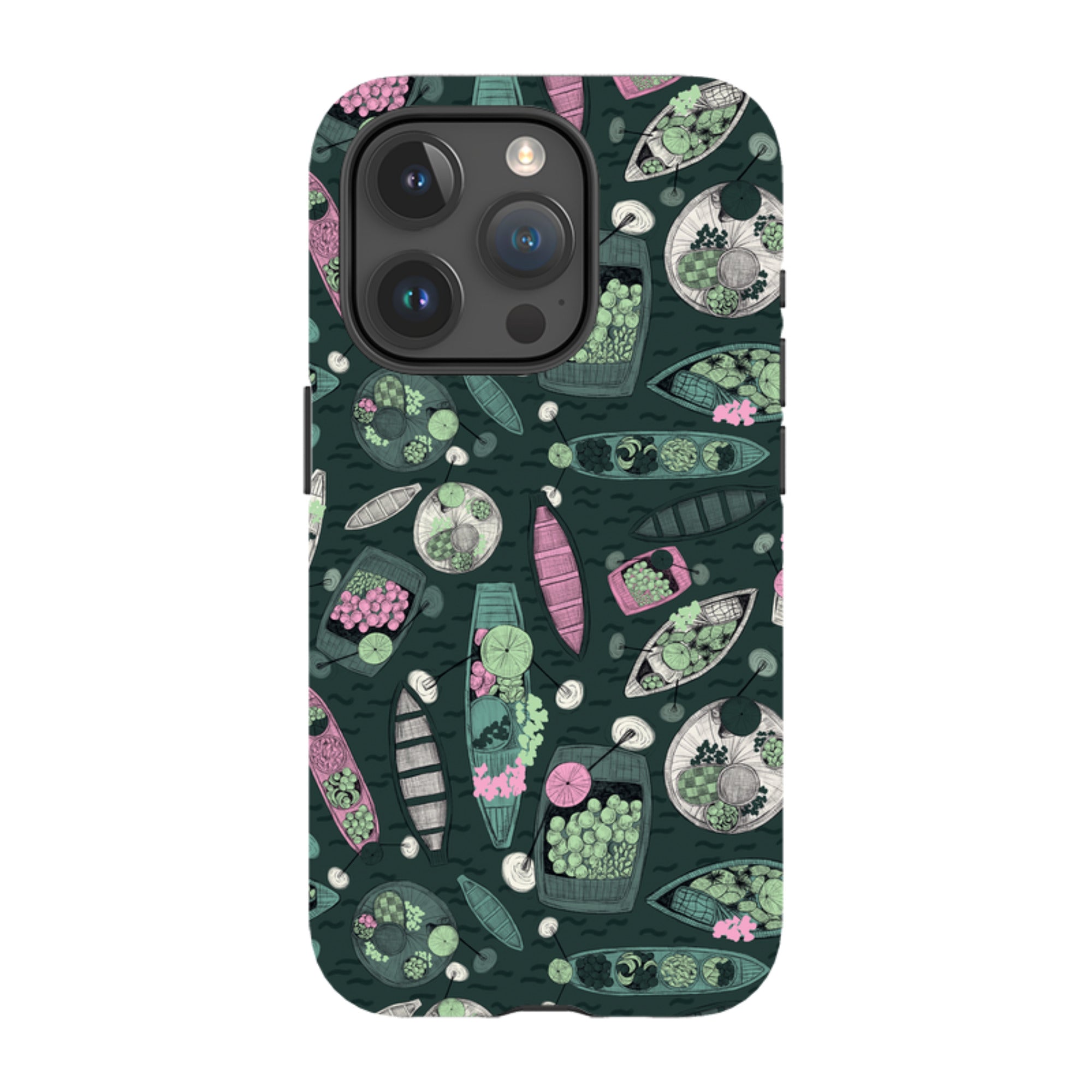 iPhone Tough Case - Floating Markets A By Jade Mosinski