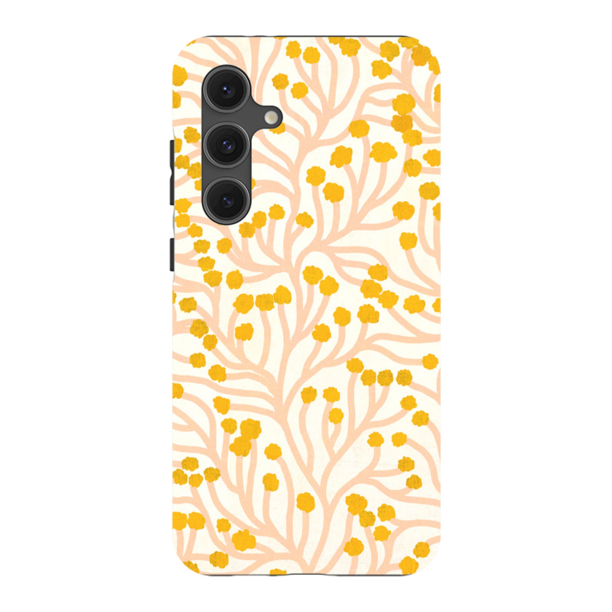 Samsung Tough Case - Vine Pink and Ochre By Katherine Quinn
