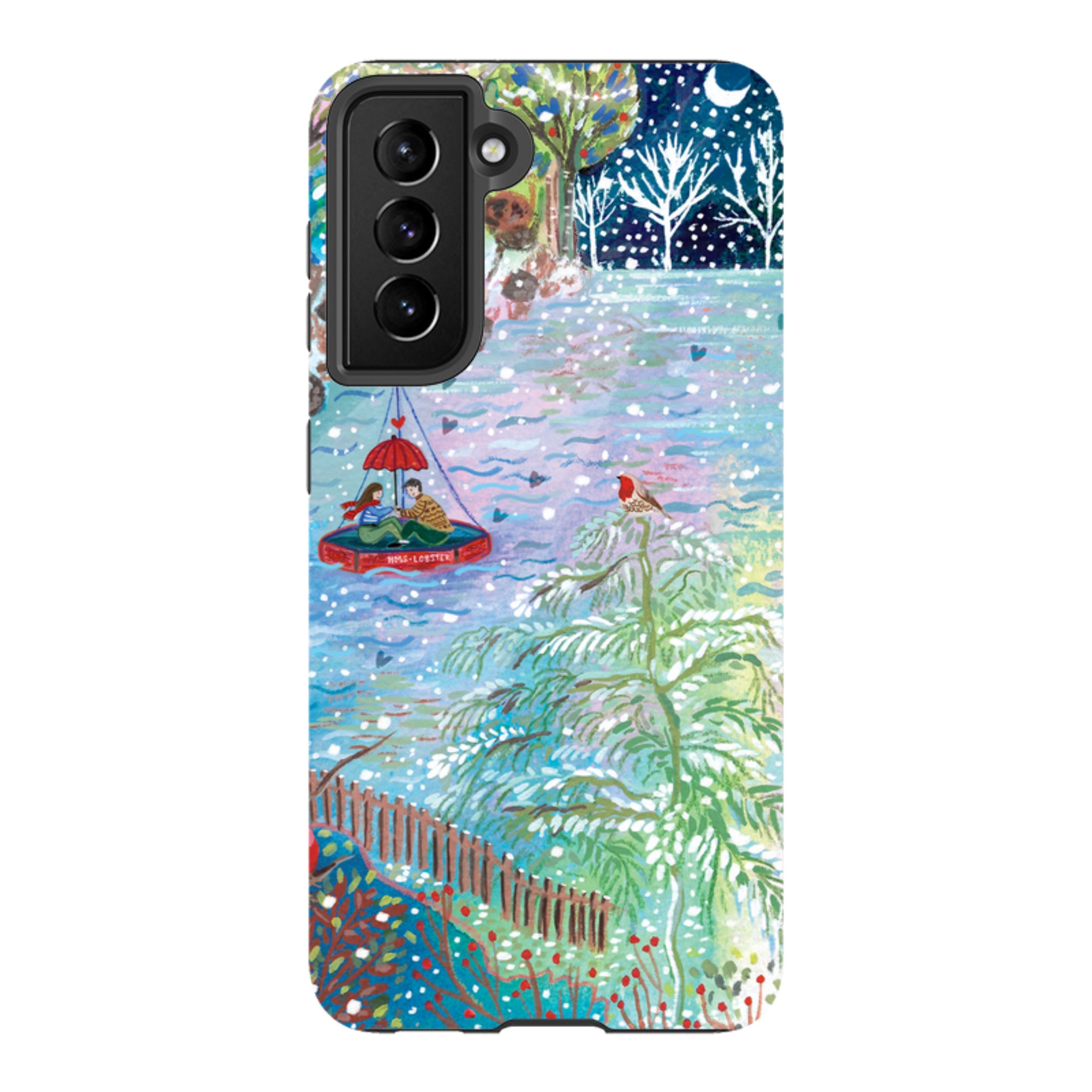 Samsung Tough Case - A Wee Winter Harbour By Emma Frances Grant