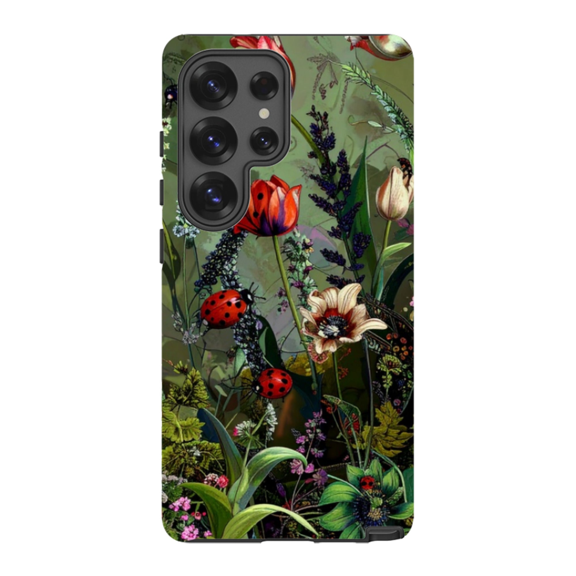 Samsung Tough Case - Green Vyne Ladybirds