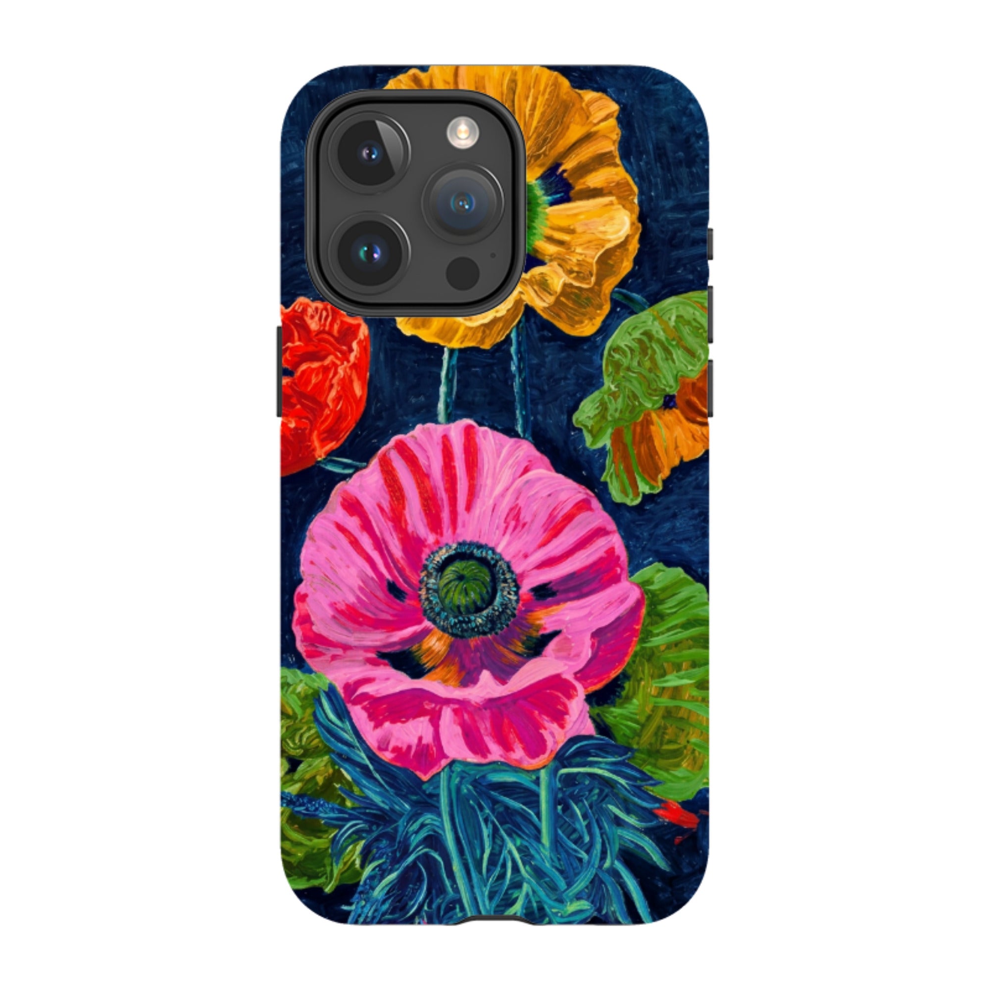 iPhone MagSafe Tough Case - Kisling Poppy Blue