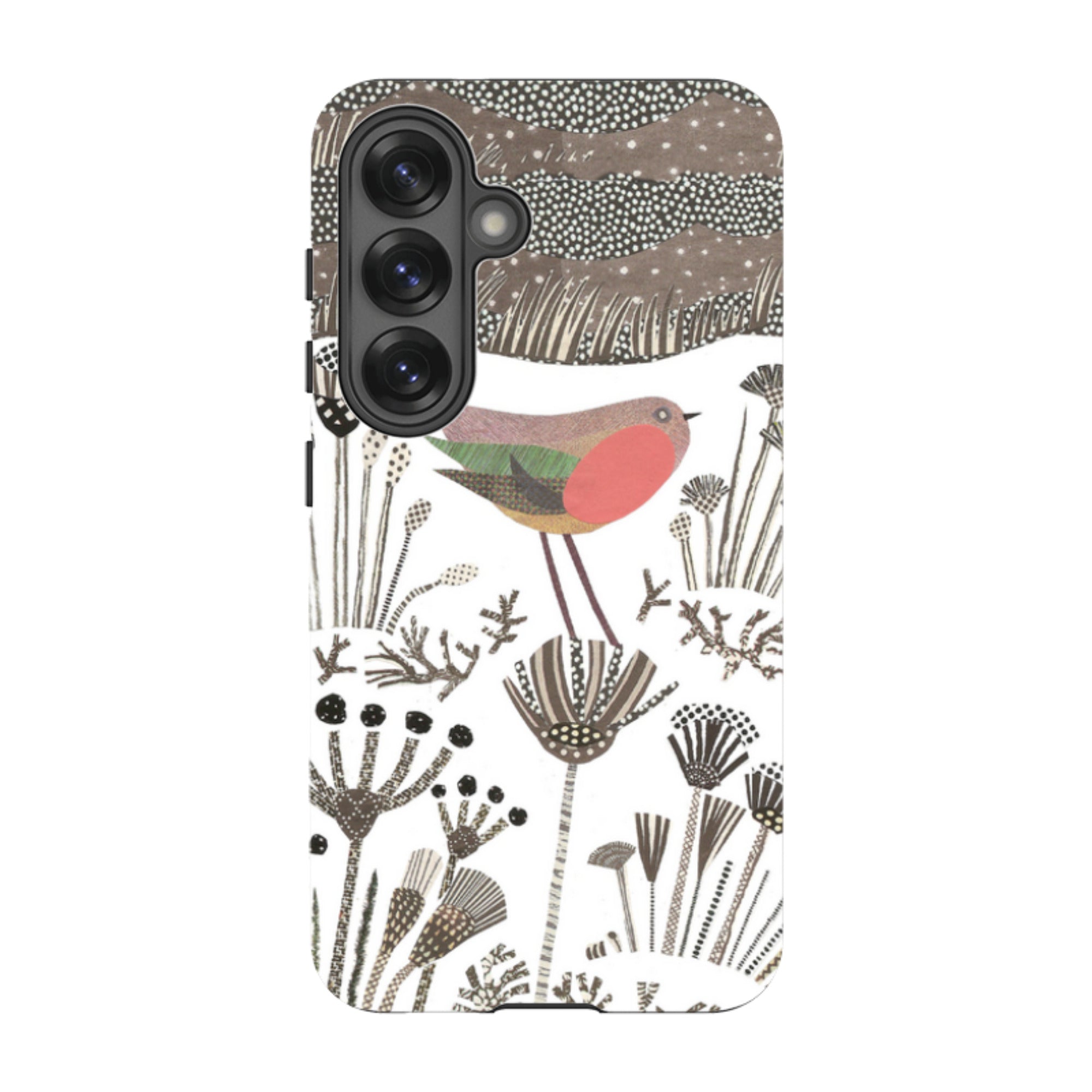 Samsung Tough Case - Robin in Snow By Jane Robbins
