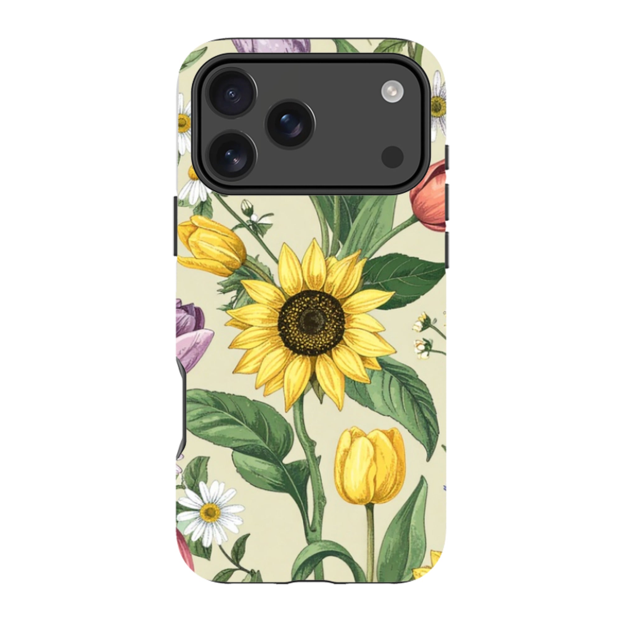 iPhone MagSafe Tough Case - Pale Sunflowers