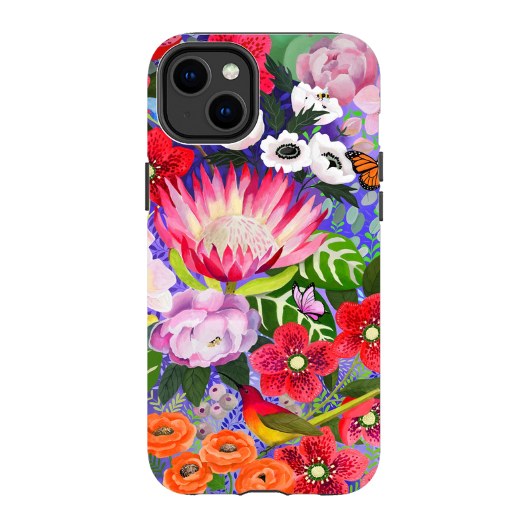 iPhone Tough Case - Exotic Birds By Bex Parkin