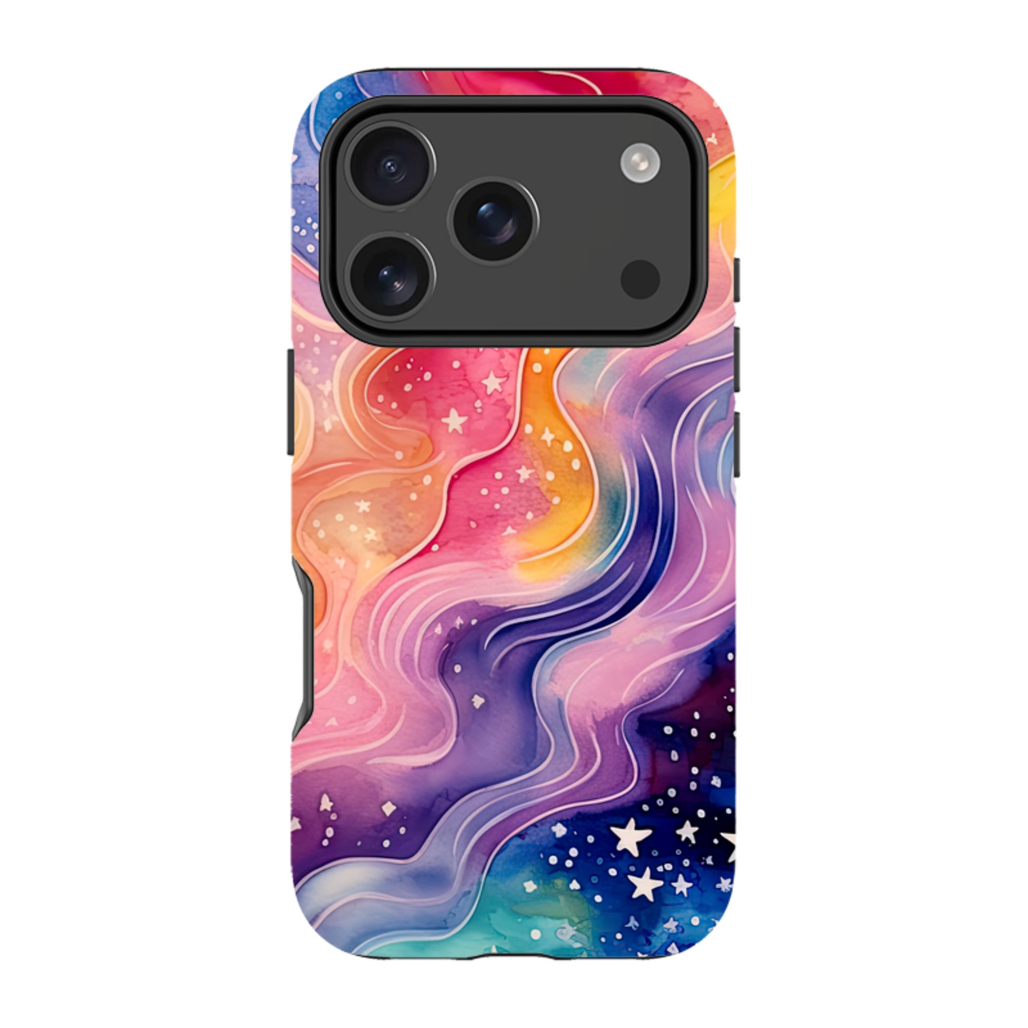 iPhone MagSafe Tough Case - Rainbow Stars V