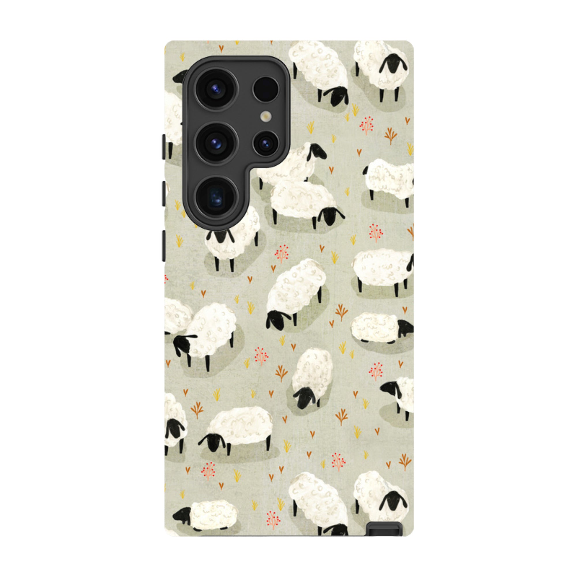 Samsung Tough Case - Sheep Grey By Katherine Quinn